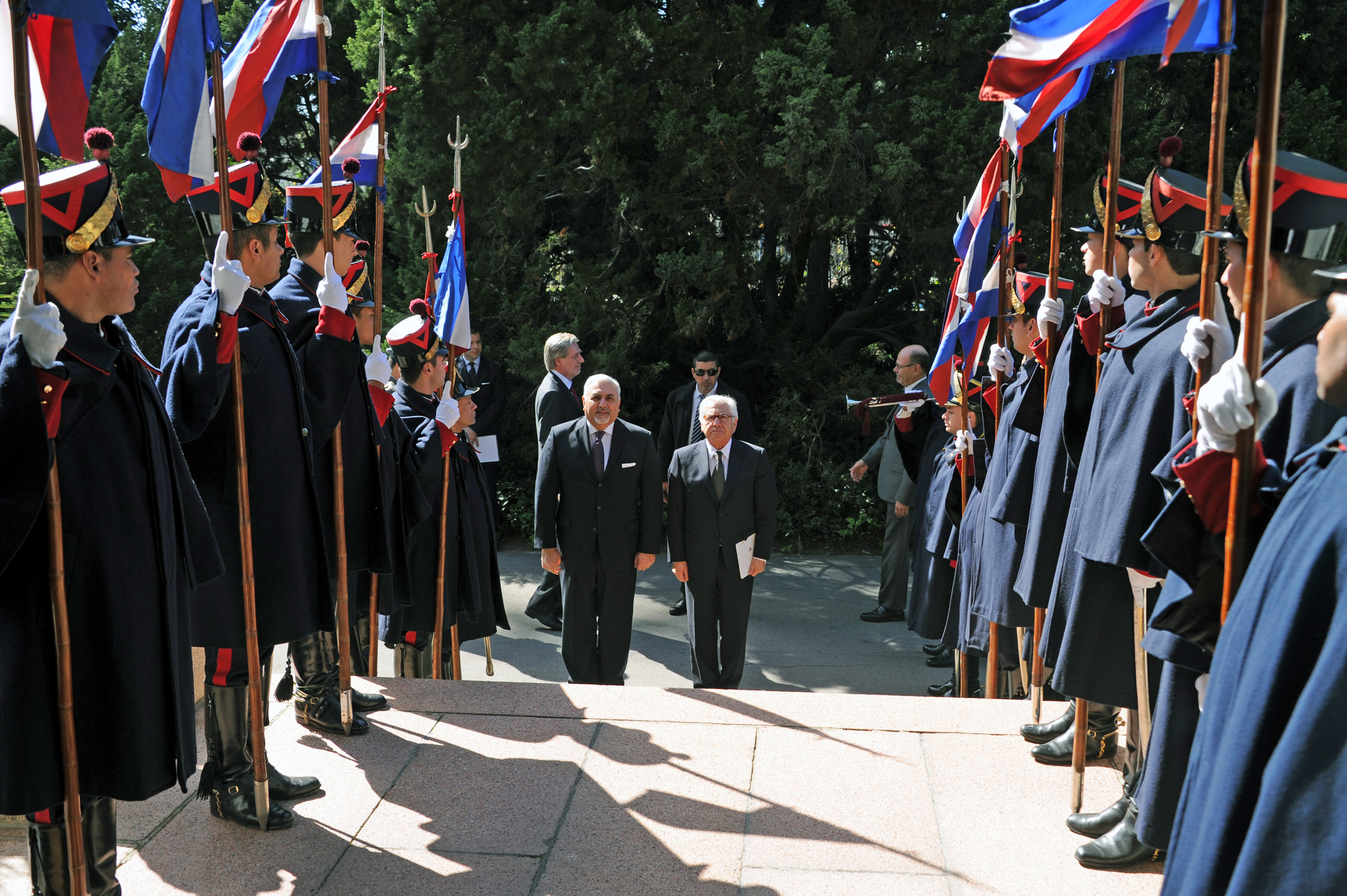 Llegada del embajador de Chile en Uruguay, Mario Fernández
