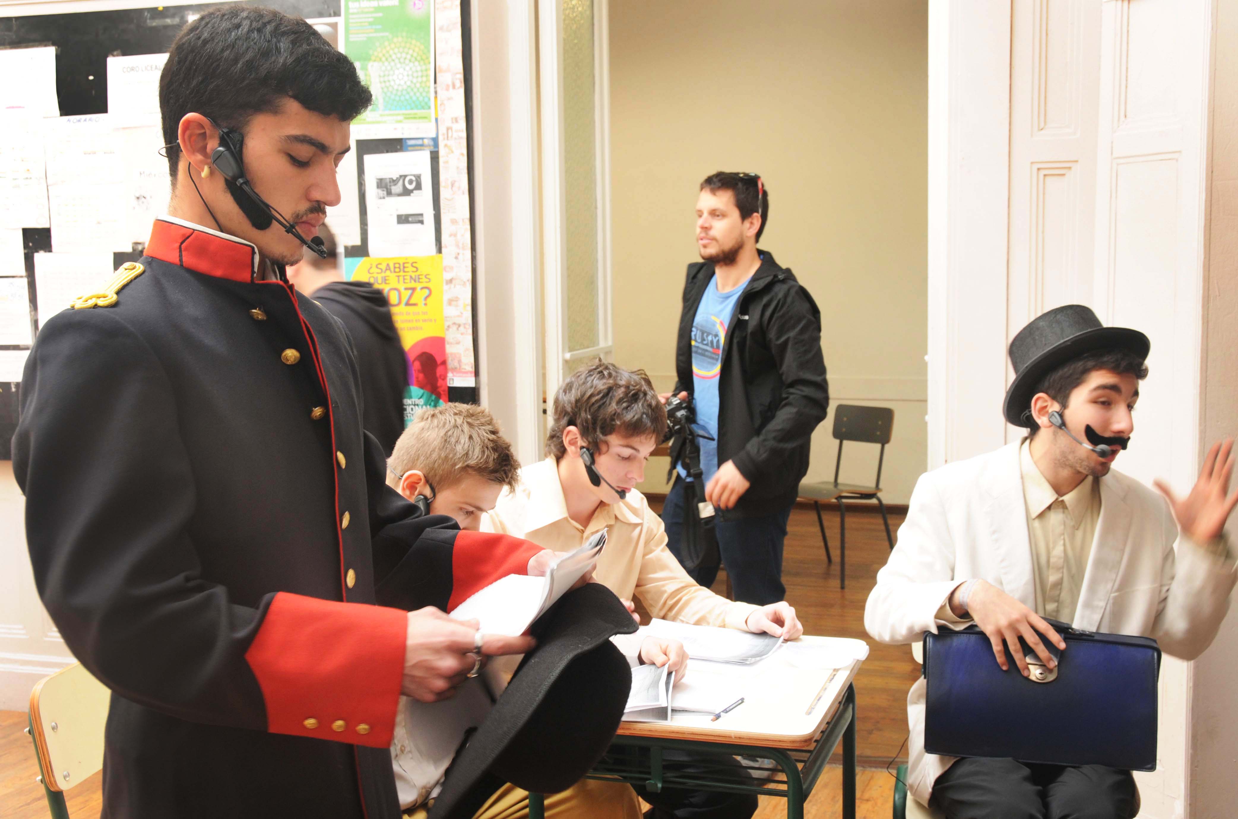 Liceales de Montevideo recrearon fundación de Villa Purificación
