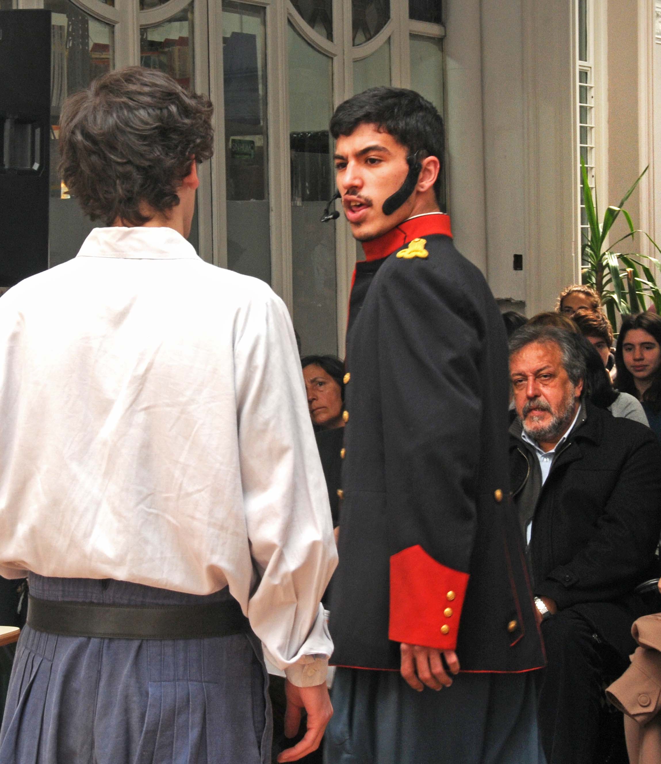 Liceales de Montevideo recrearon fundación de Villa Purificación