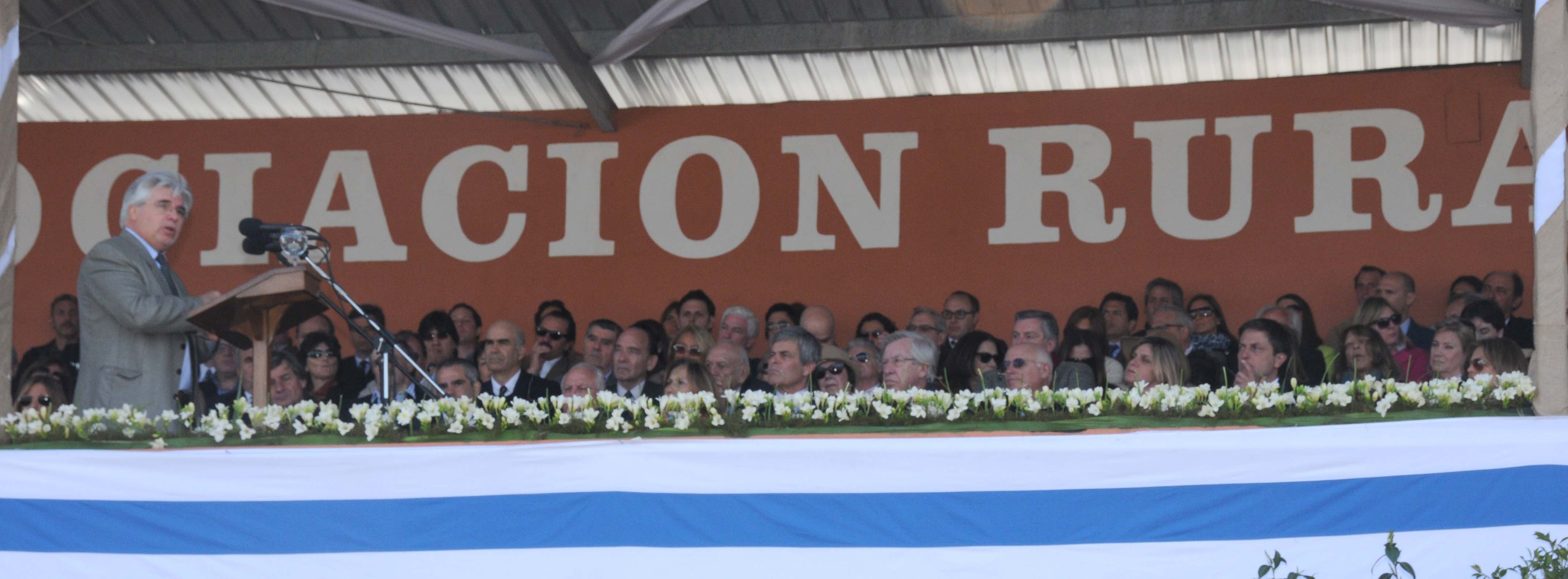Ministro de ganadería, Tabaré Aguerre participó del cierre de la 110º edición de la Expo Prado