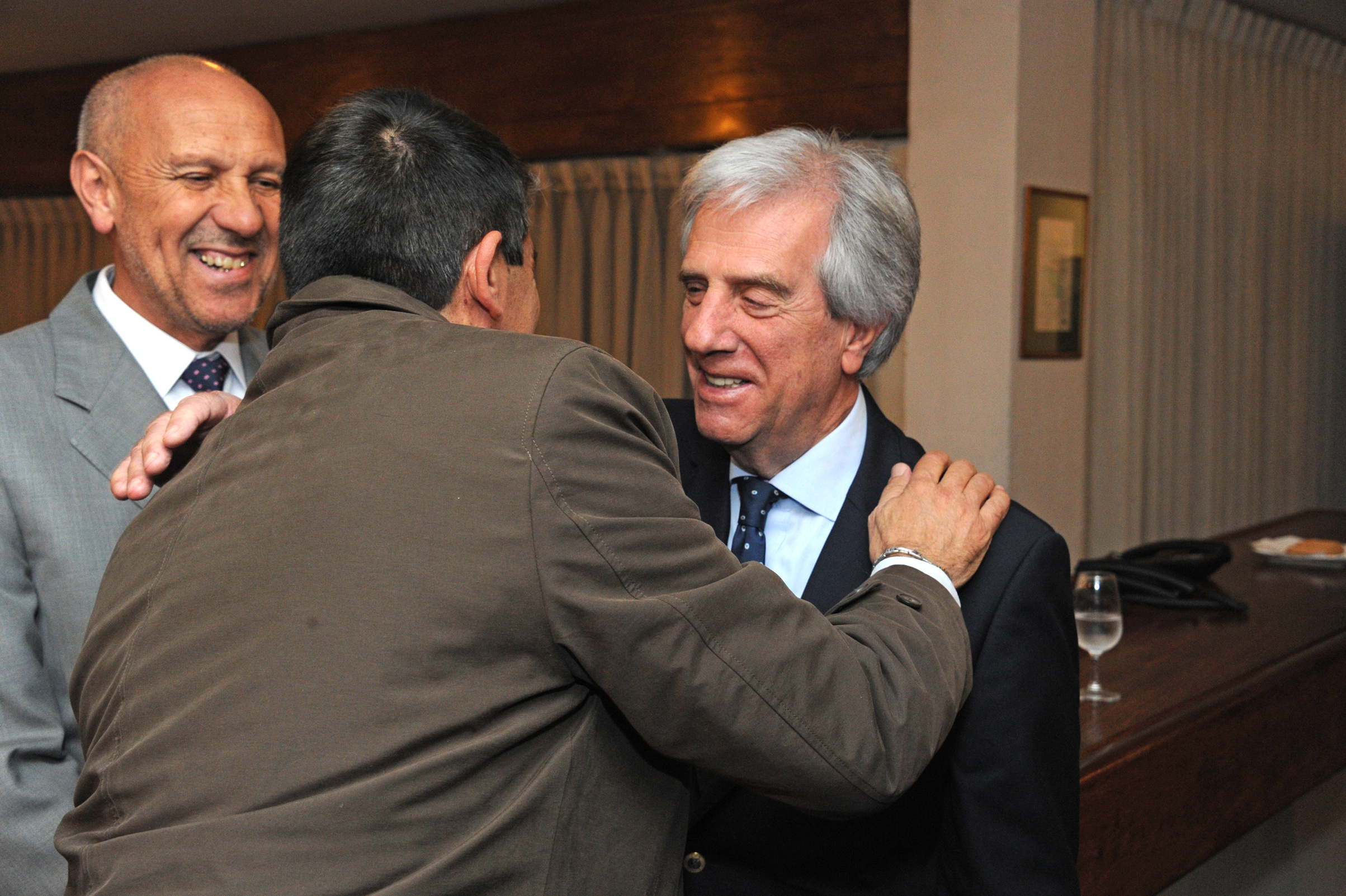 Miguel Angel Toma, Raúl Sendic y Presidente Tabaré Vázquez
