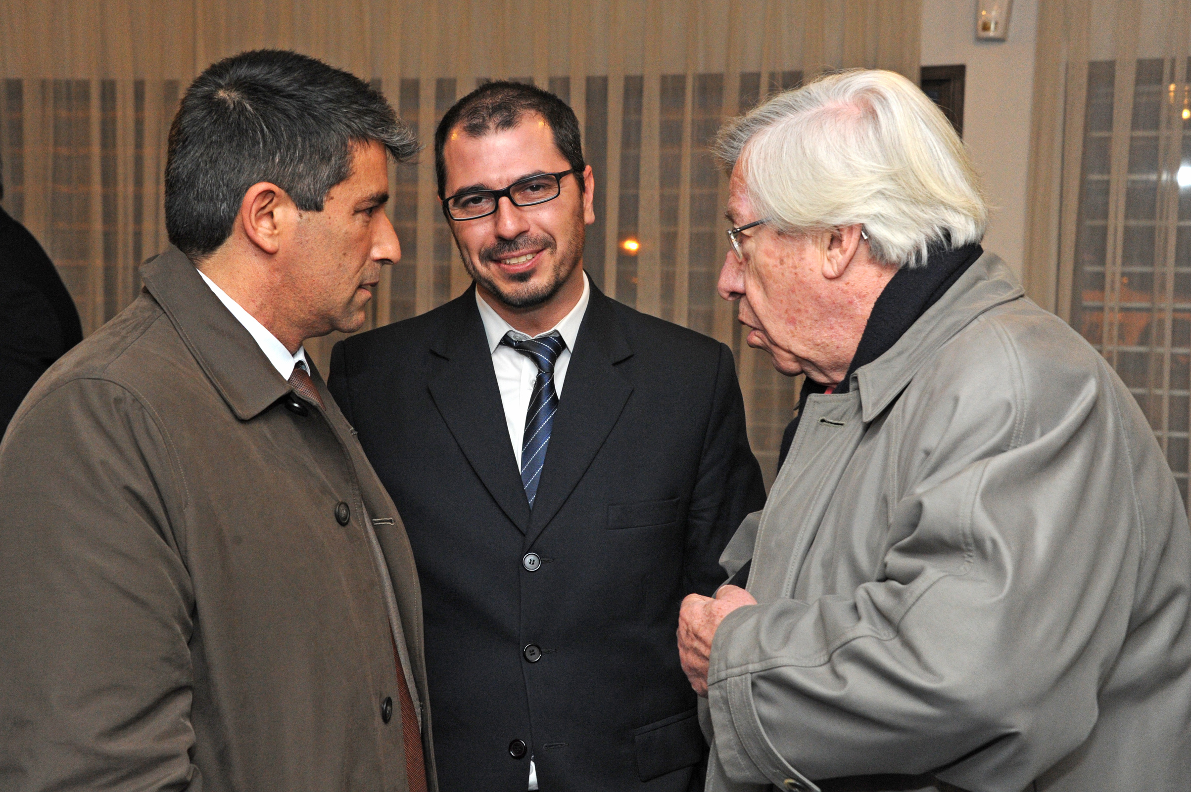 Vicepresidente Raúl Sendic, Prosecretario Juan Andrés Roballo y Ministro Danilo Astori