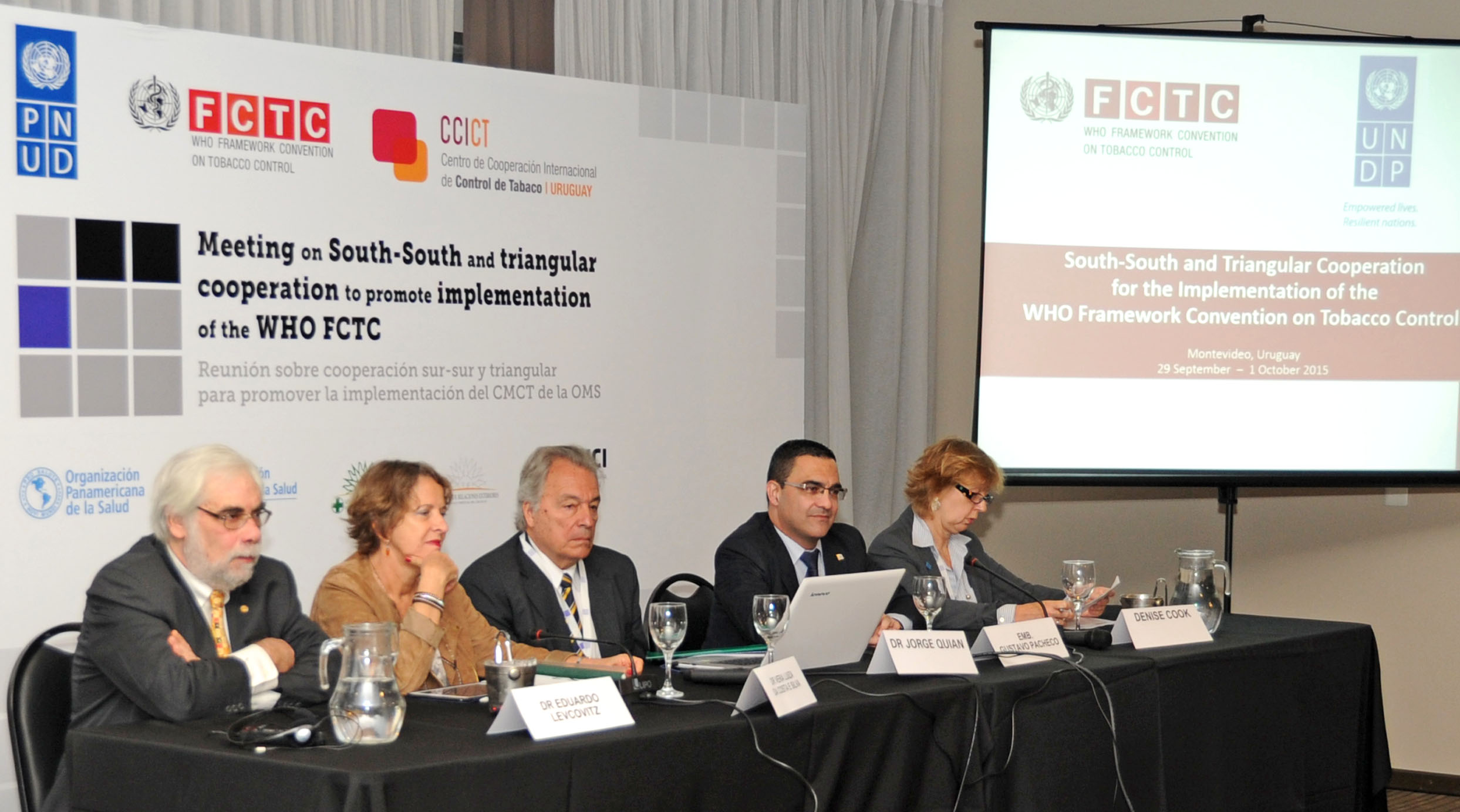 Encuentro de Cooperación Sur-Sur y Triangular sobre Control de Tabaco