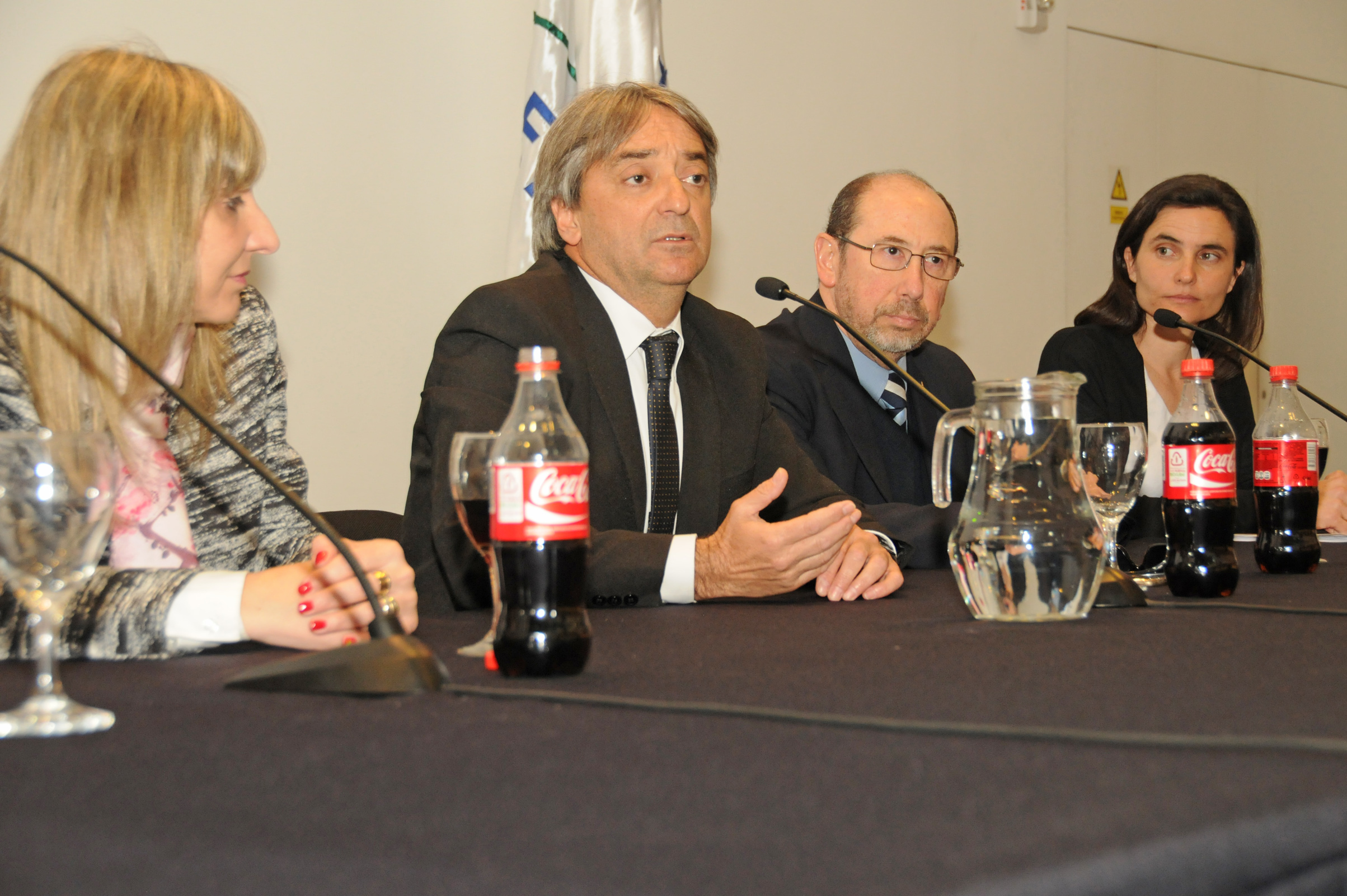 Secretario Nacional del Deporte, Fernando Cáceres, haciendo uso de la palabra