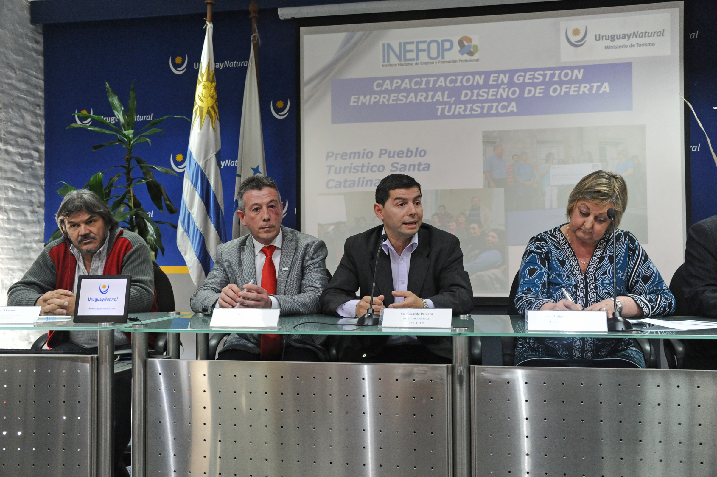 Eduardo Pereyra, haciendo uso de la palabra
