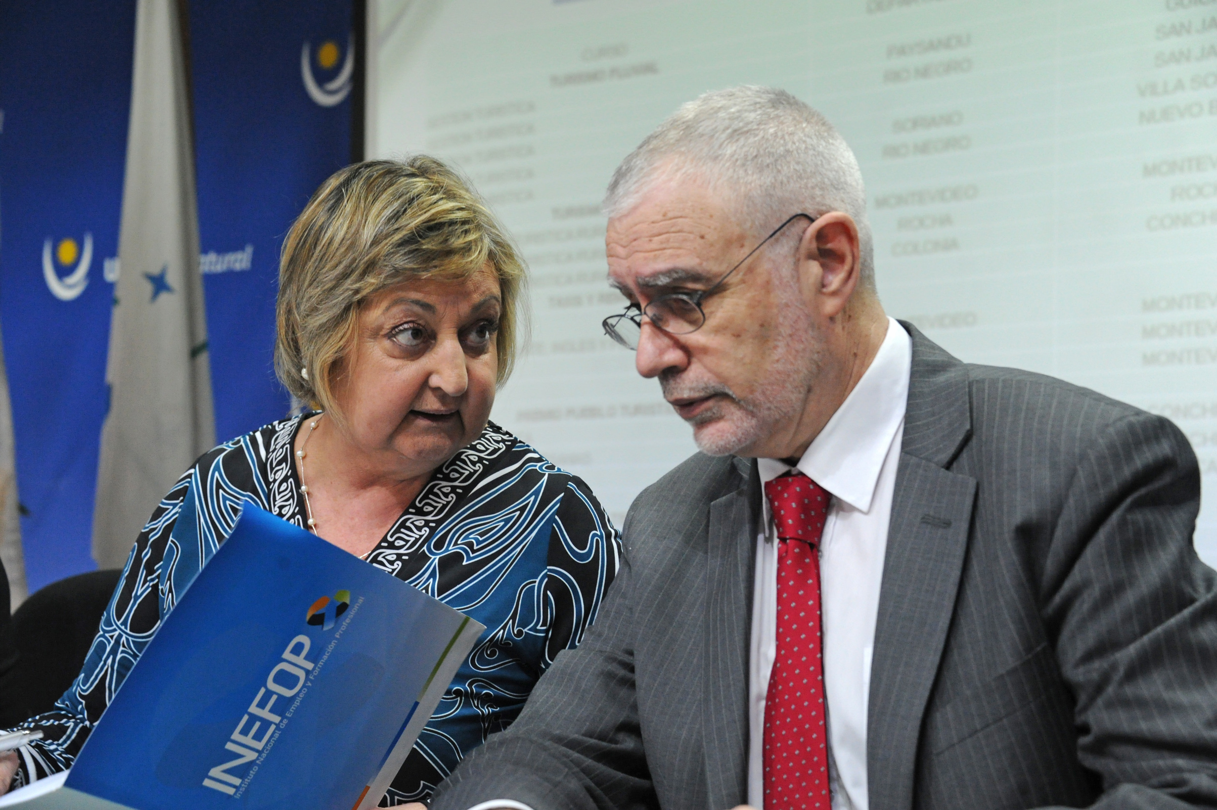 Liliam Kechician junto a Benjamín Liberoff