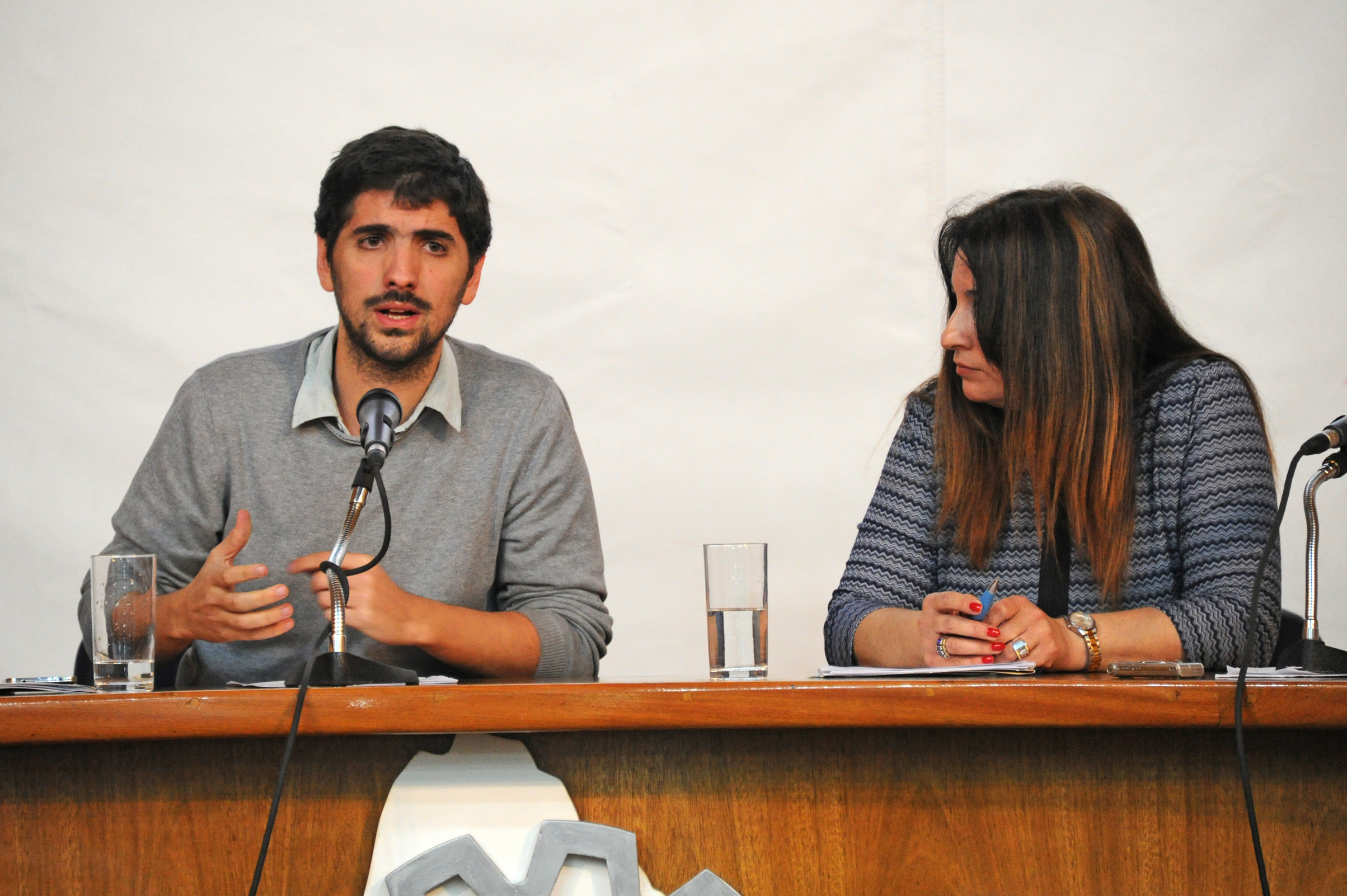 Director del Instituto Nacional de la Juventud, Santiago Soto, dirigiéndose a los presentes