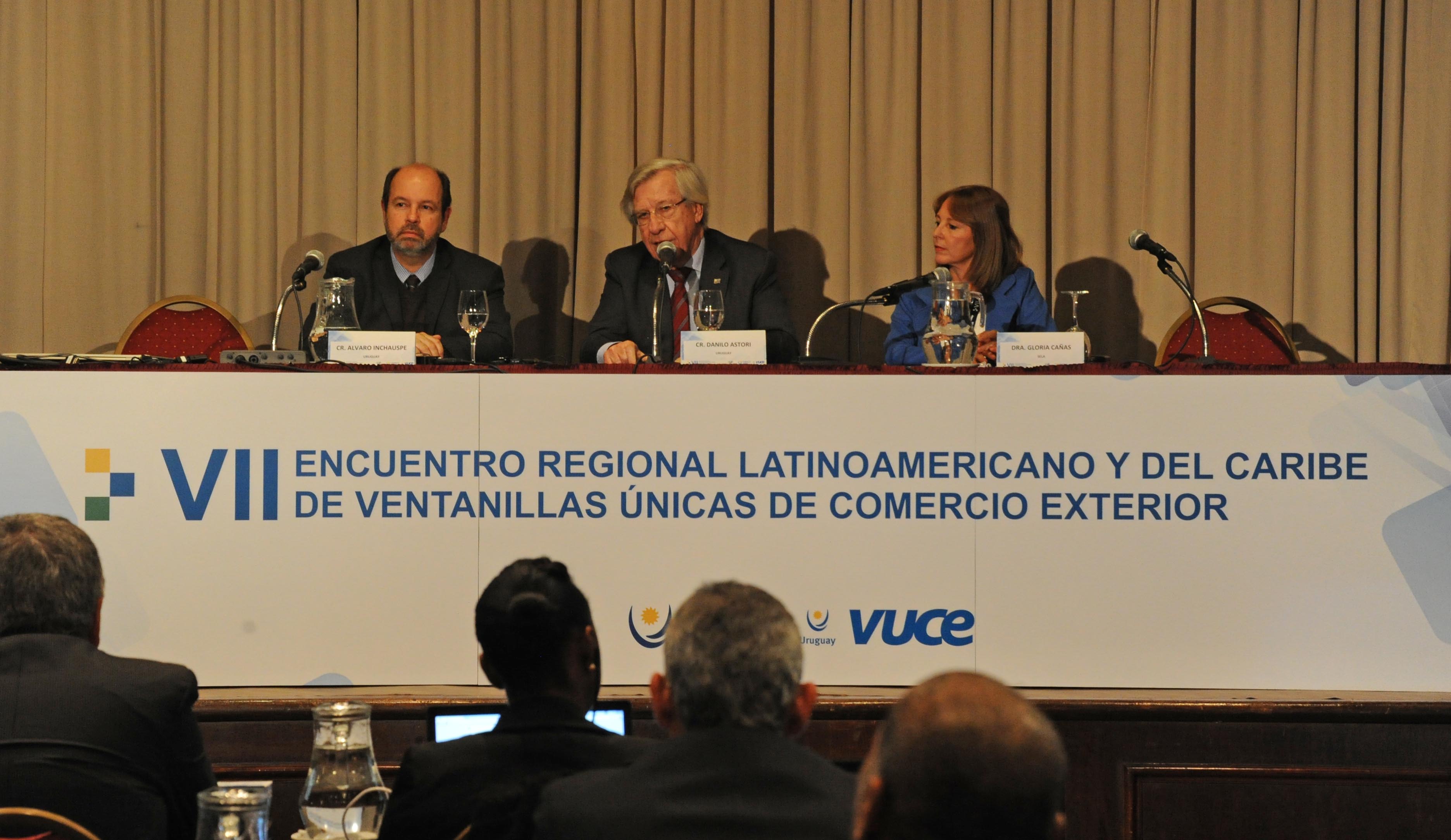 Astori en acto de clausura de VII Encuentro Regional de Ventanillas Únicas de Comercio Exterior