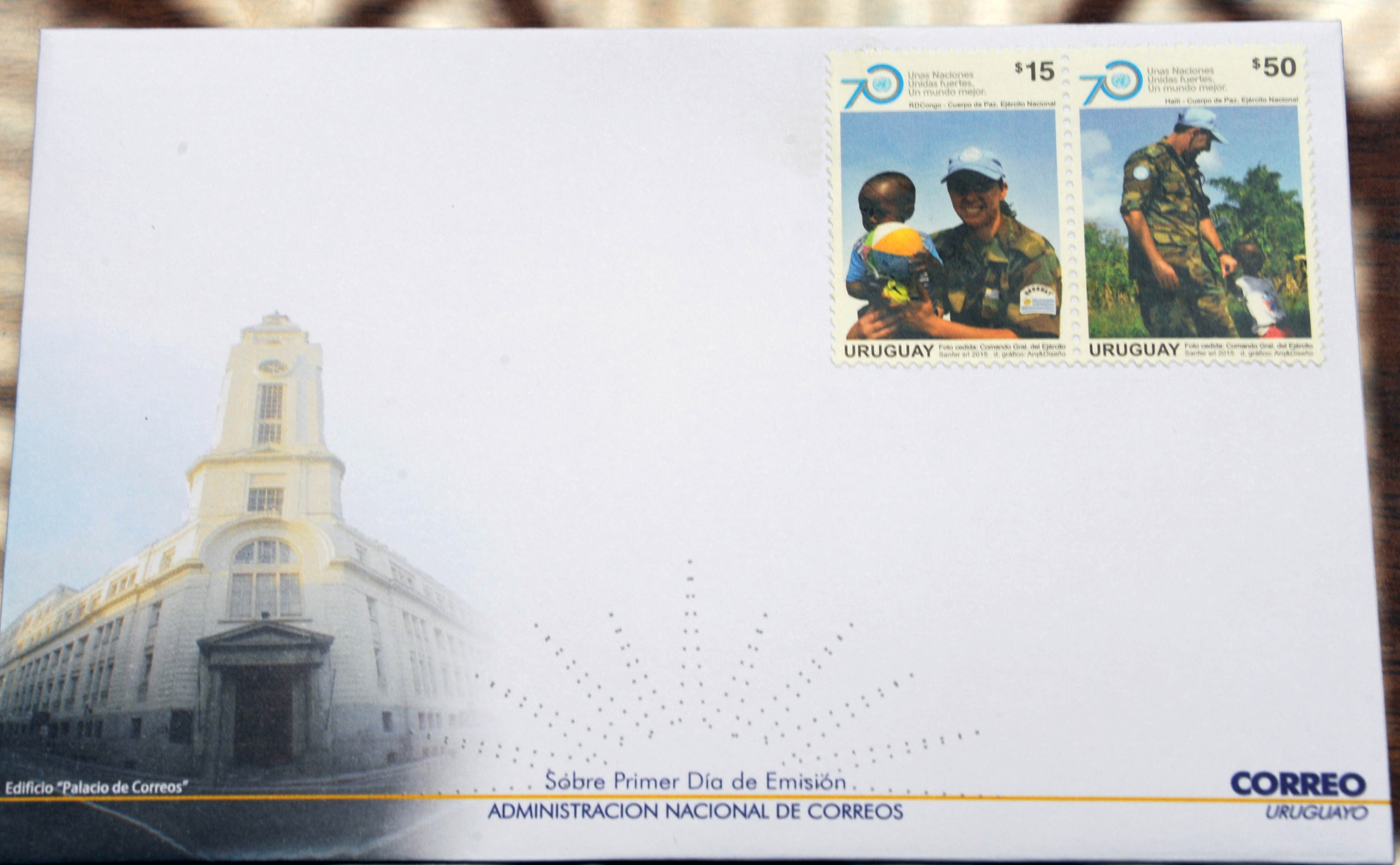 Correo y MRREE presentaron los sellos conmemorativos del 70° aniversario de las Naciones Unidas