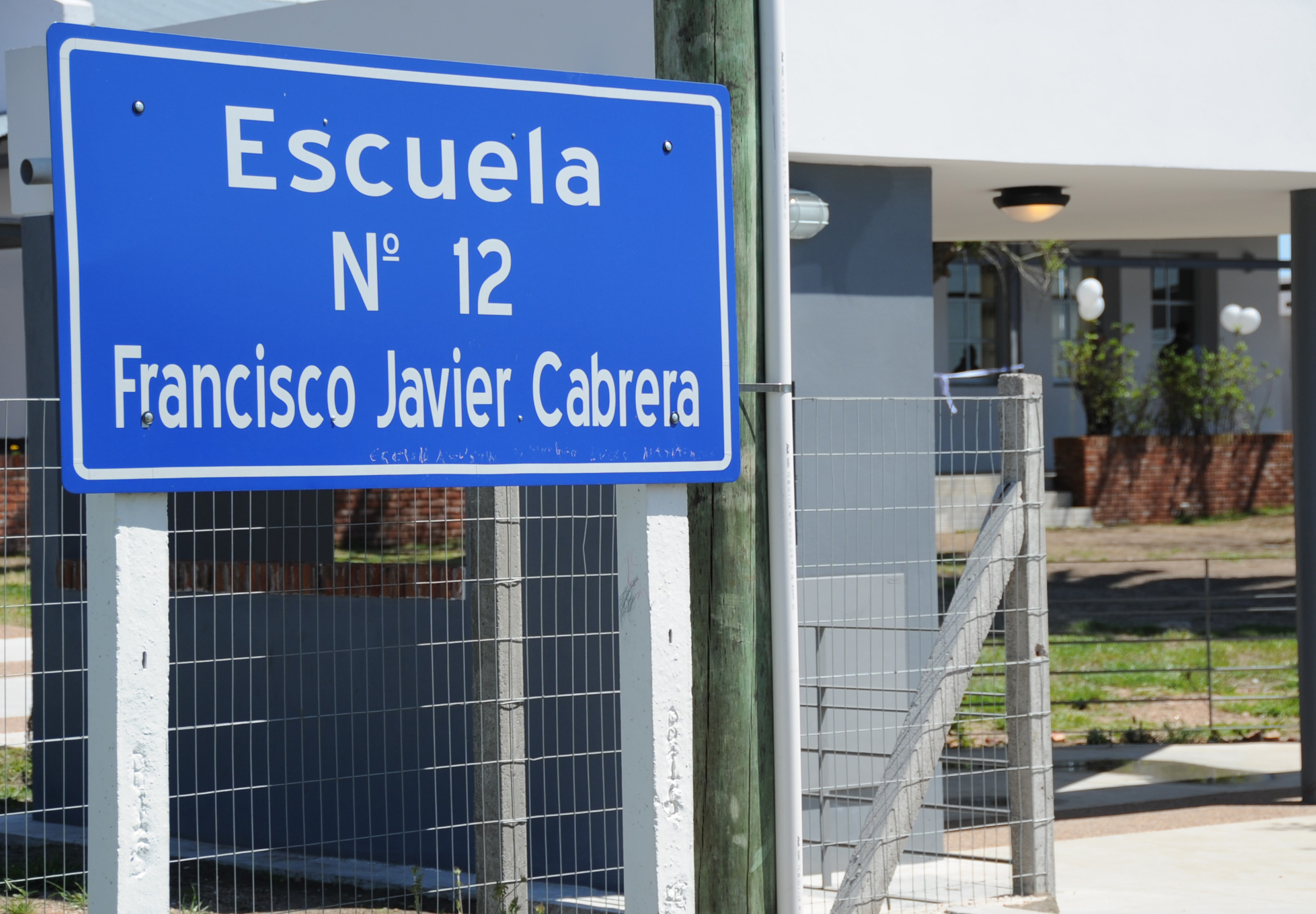 Inauguración de ampliación de la Escuela Nº 12 “Francisco Javier Cabrera” de Tiempo Completo