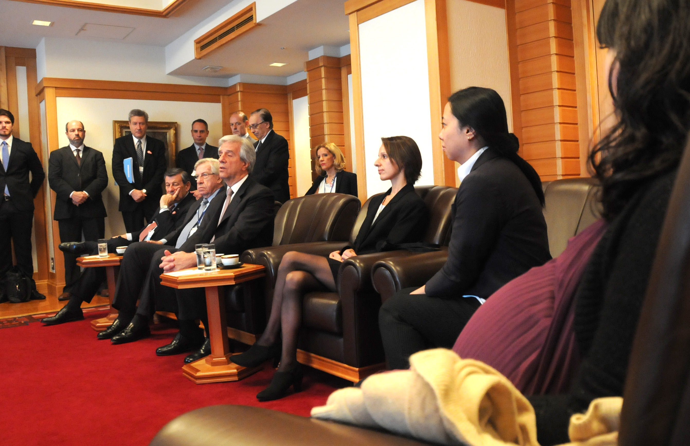 Tabaré Vázquez se reunió con colectividad uruguaya en Japón
