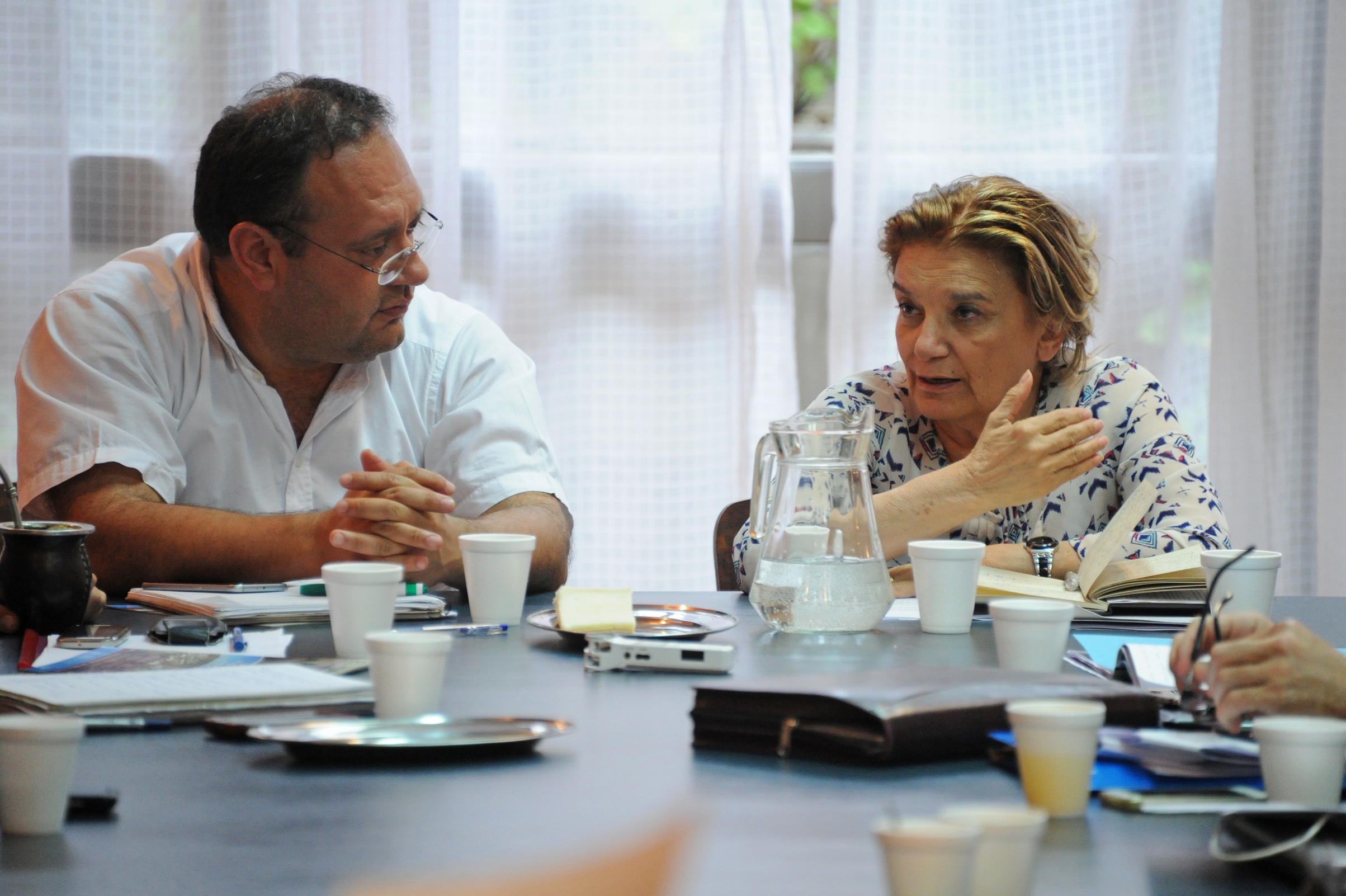 Reunión entre autoridades del Ministerio de Vivienda, de la Intendencia de Paysandú y de OSE