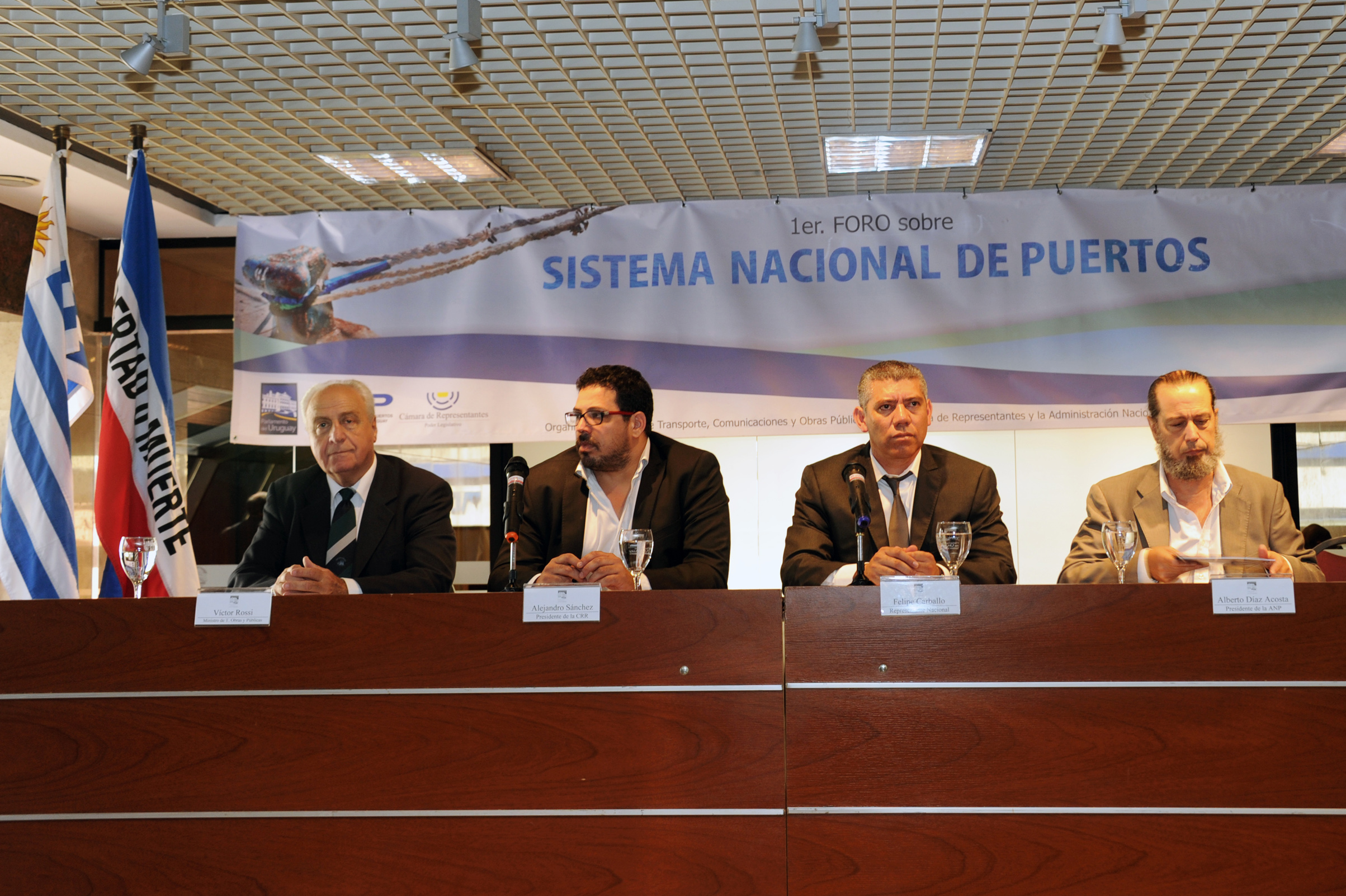 Víctor Rossi, Alejandro Sánchez, Felipe Carballo y Alberto Díaz