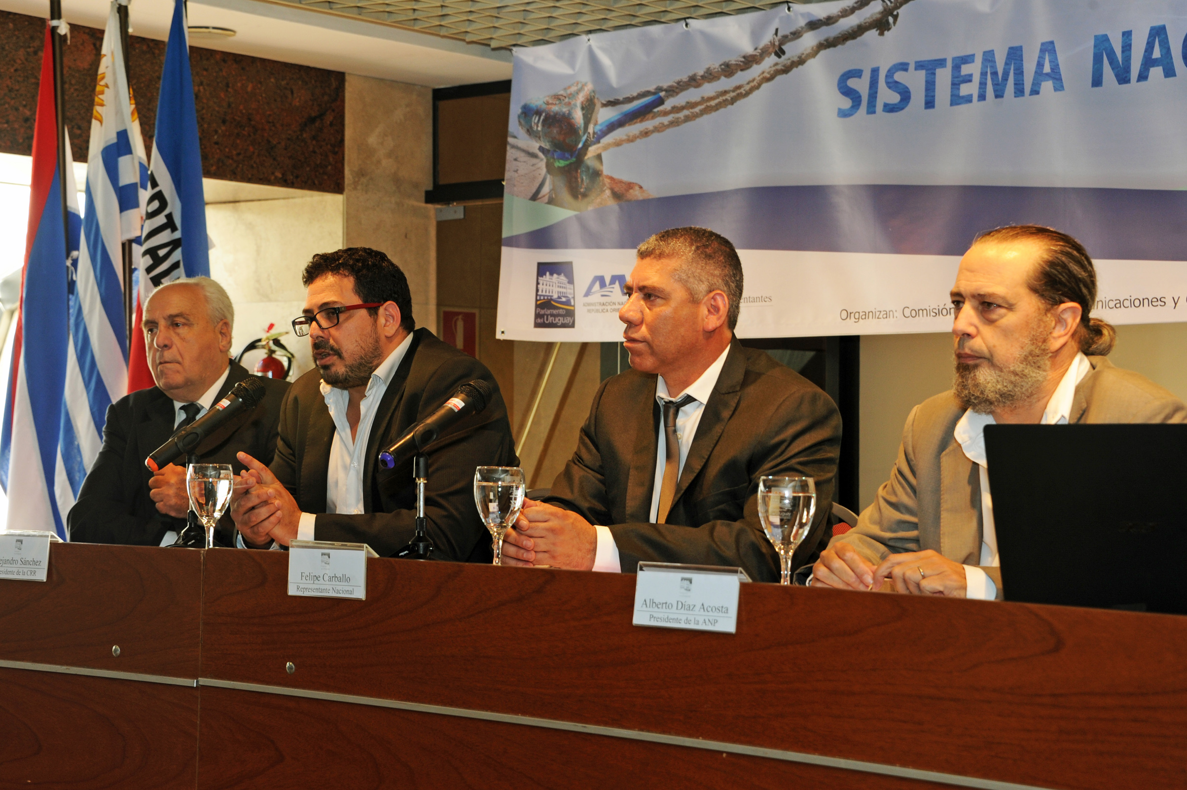 Víctor Rossi, Alejandro Sánchez, Felipe Carballo y Alberto Díaz