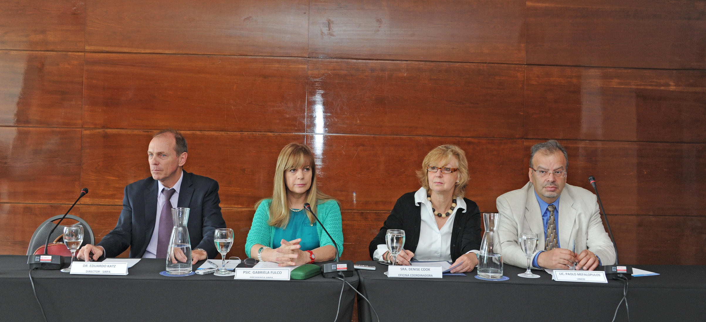 Firma del convenio entre el SIRPA y Naciones Unidas