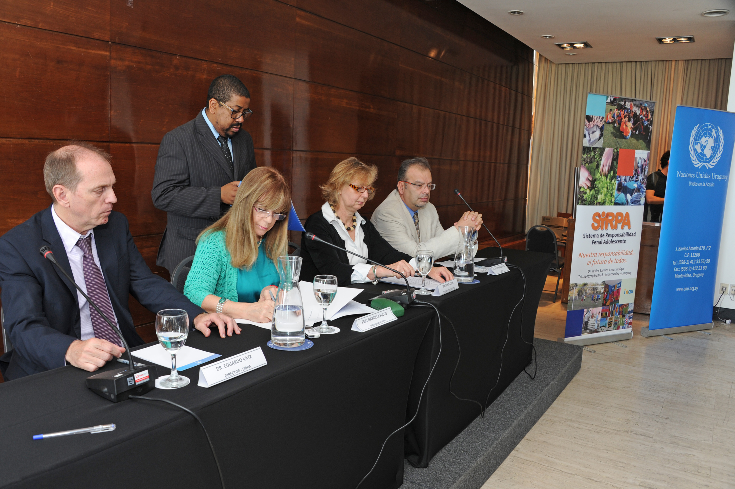 Firma del convenio entre el SIRPA y Naciones Unidas