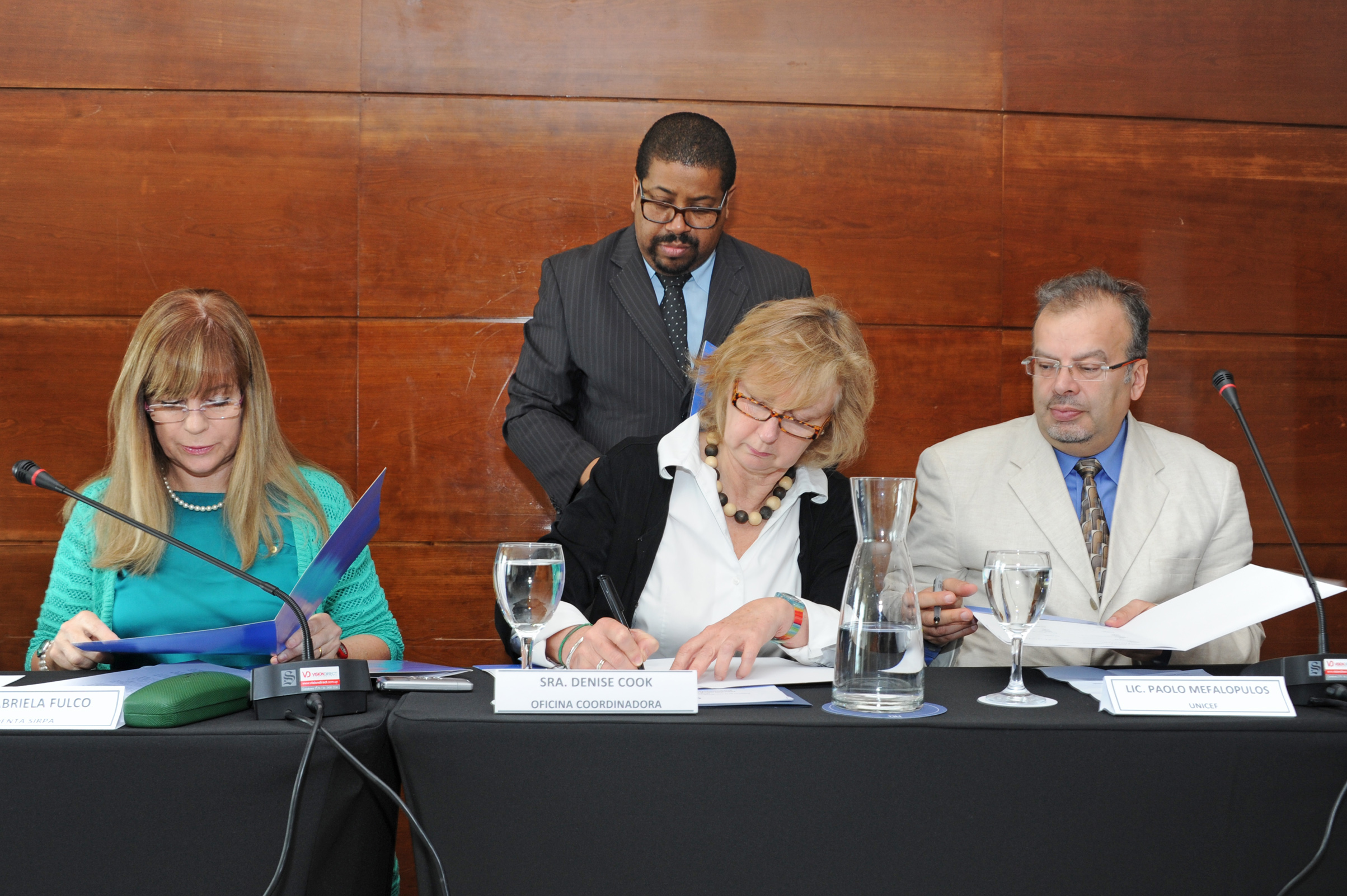 Firma del convenio entre el SIRPA y Naciones Unidas