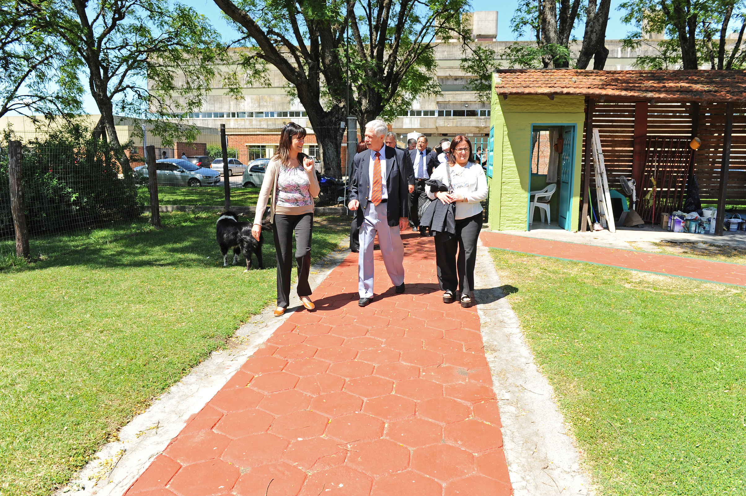 Recorrida de autoridades del MSP por instalaciones del Centro de Salud Mental, junto al Hospital Departamental de Durazno