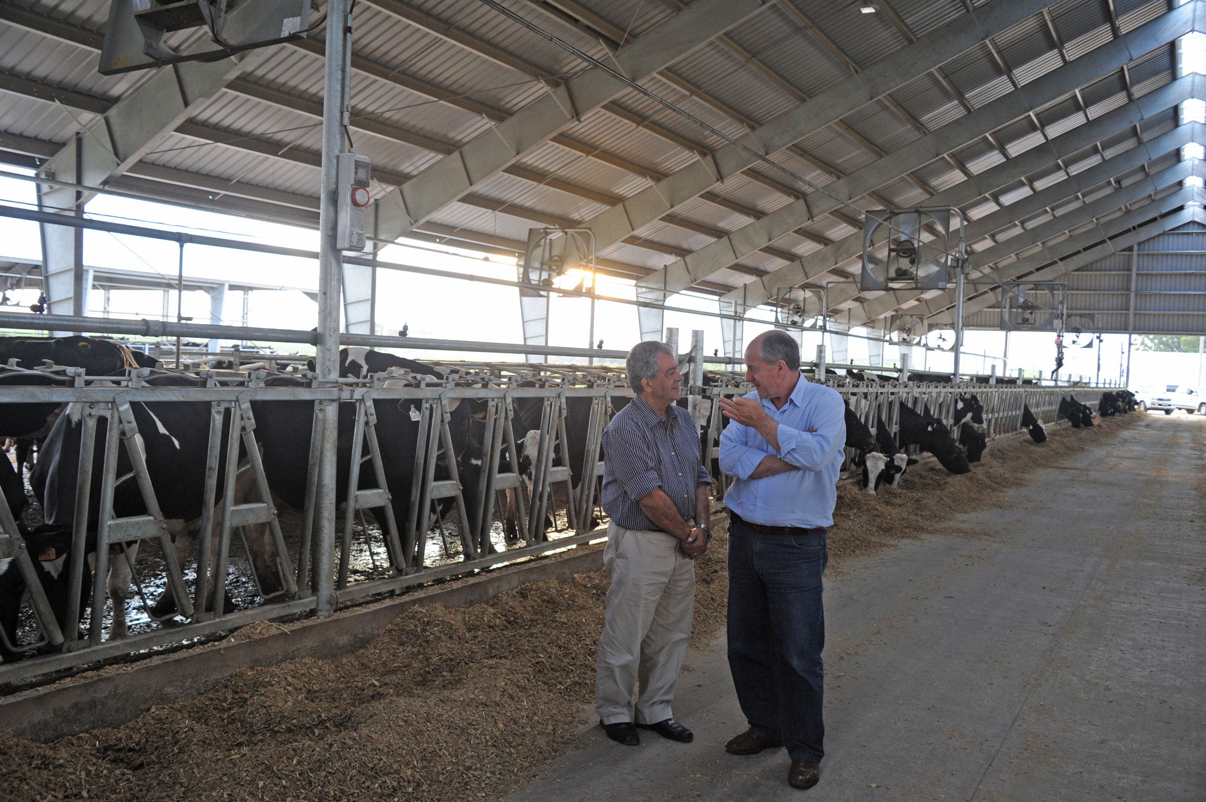 Establecimiento de producción de leche en polvo perteneciente a la Estancia del Lago y el Frigorífico Breaders Packers son ejemplos en tecnología