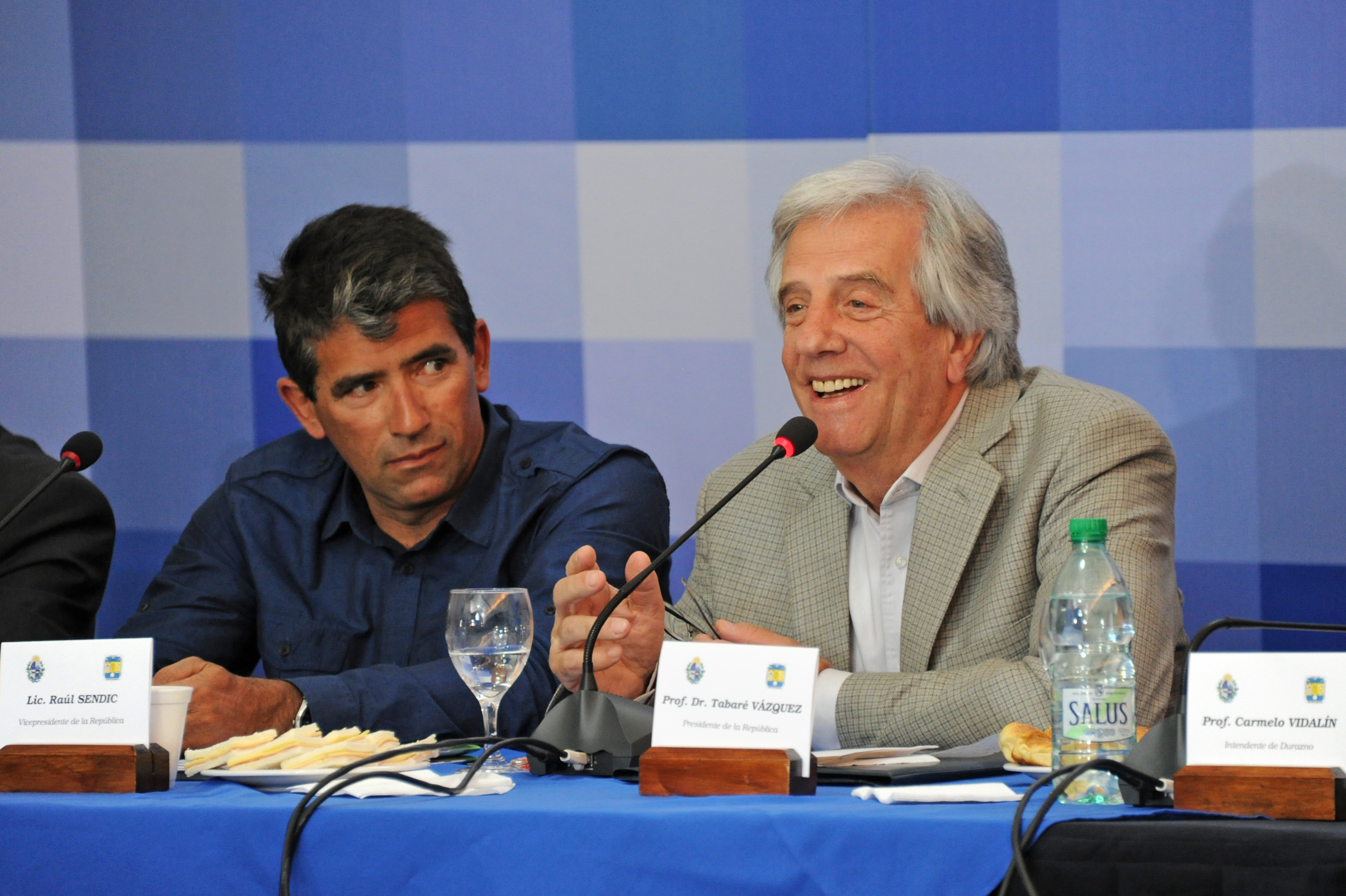 Presidente Tabaré Vázquez brinda la respuesta a la pregunta formulada