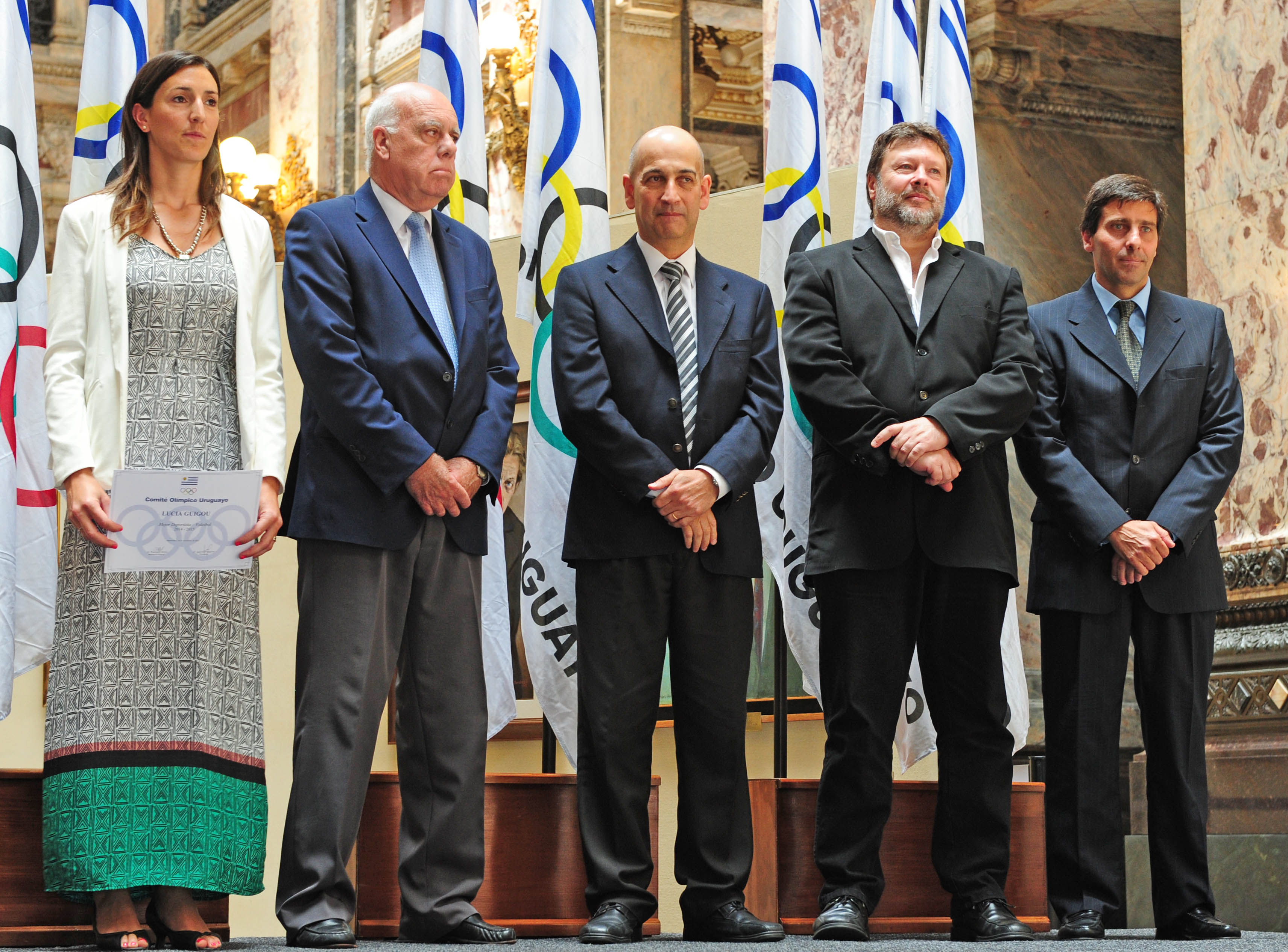 Cáceres y Sendic premiaron a Dolores Moreira y selección sub 23 como deportistas del año