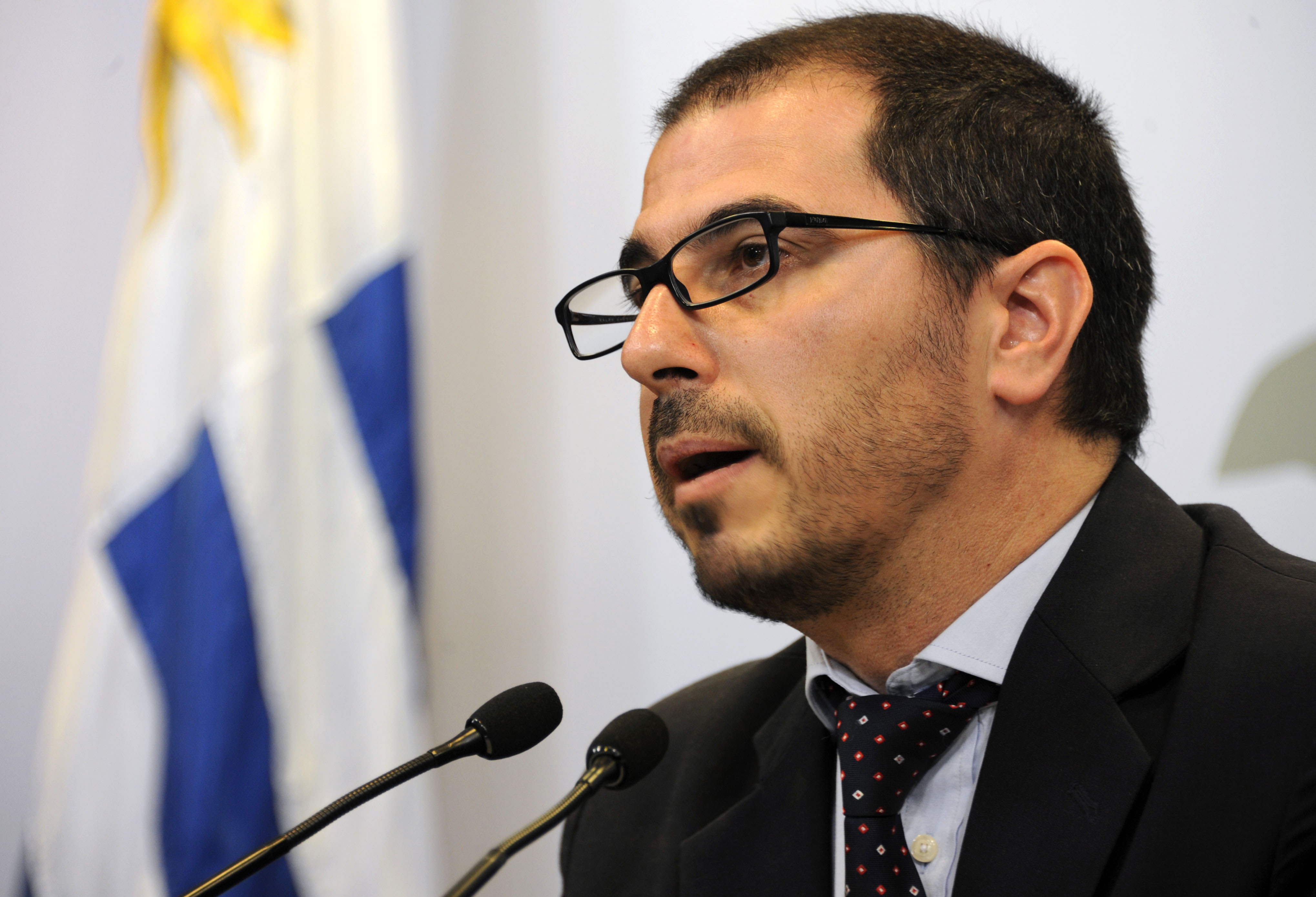Conferencia de prensa del prosecretario de la Presidencia, Juan Andrés Roballo