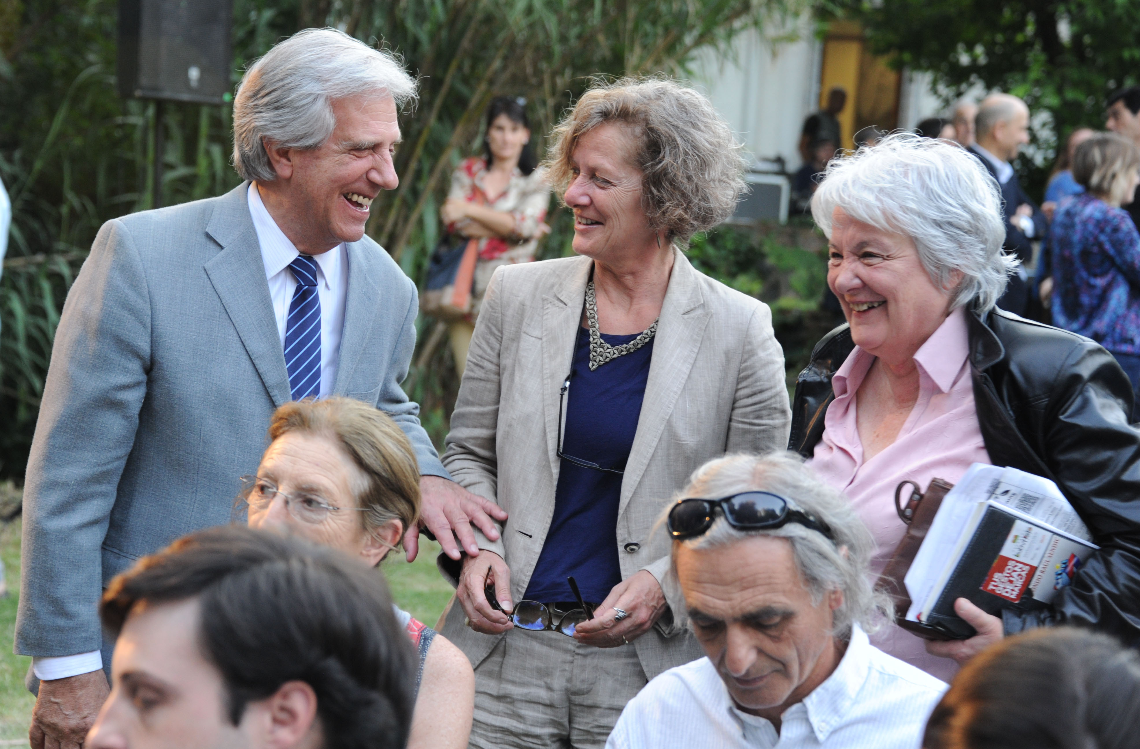 Tabaré Vázquez en la Fundación Zelmar Michelini