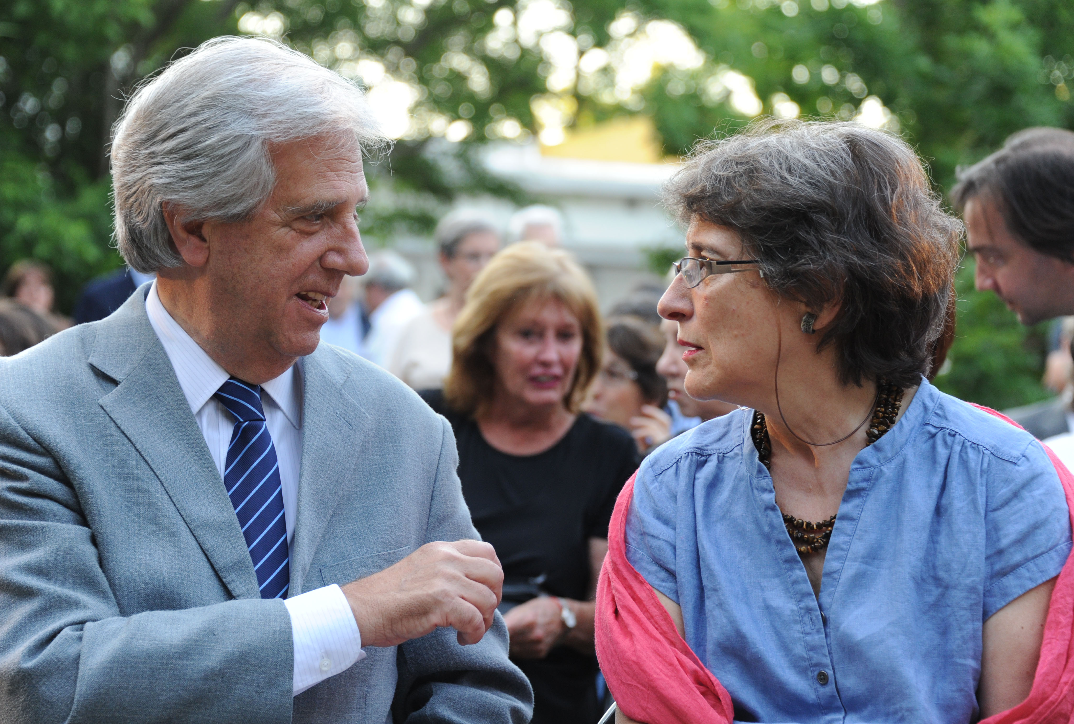 Tabaré Vázquez en la Fundación Zelmar Michelini