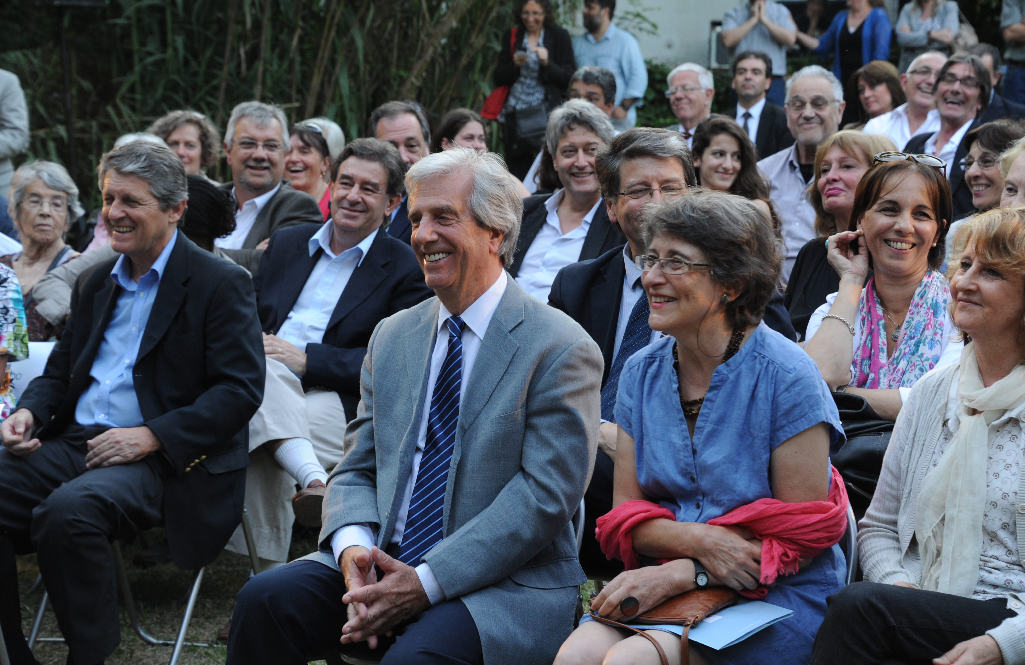 Tabaré Vázquez en la Fundación Zelmar Michelini
