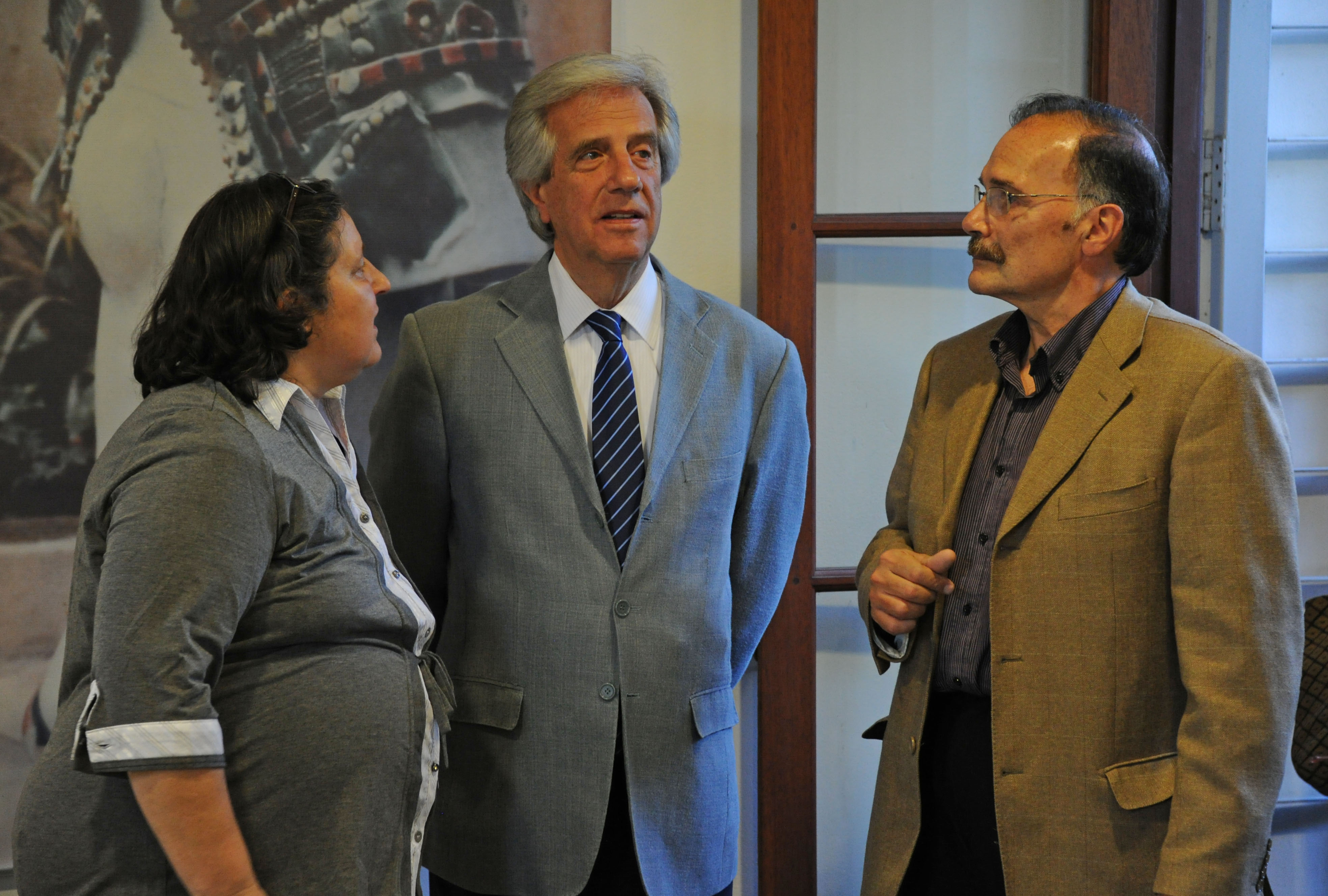 Tabaré Vázquez en la Fundación Zelmar Michelini