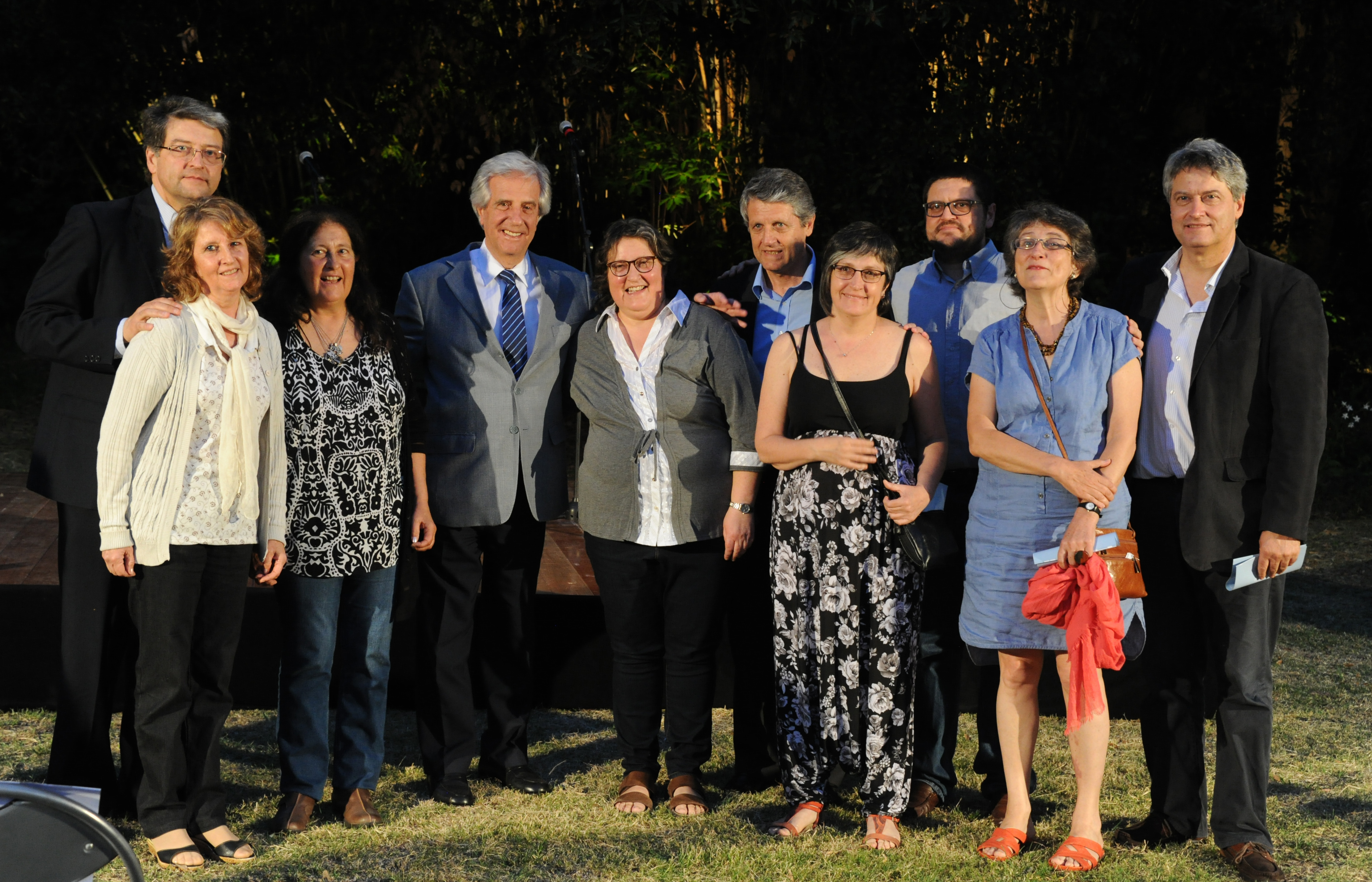 Tabaré Vázquez en la Fundación Zelmar Michelini