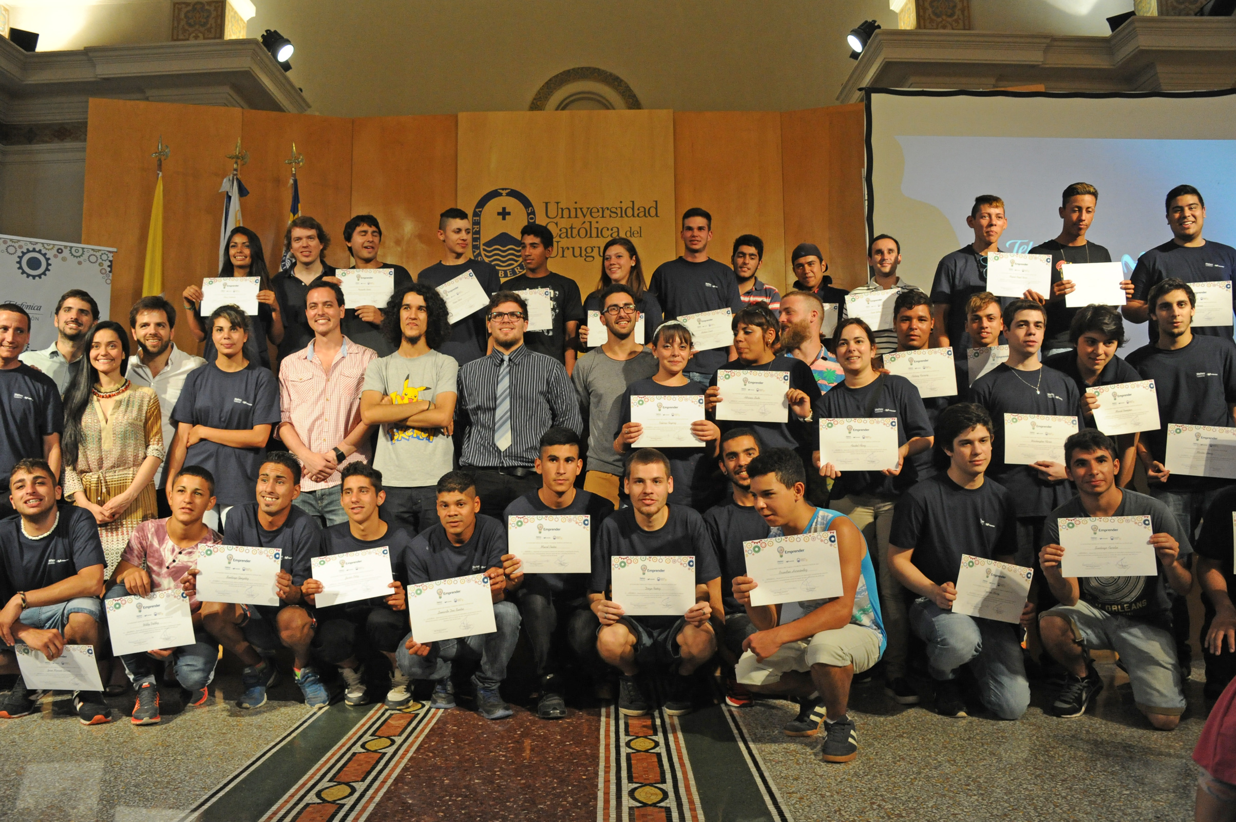 Jóvenes participantes de la convocatoria