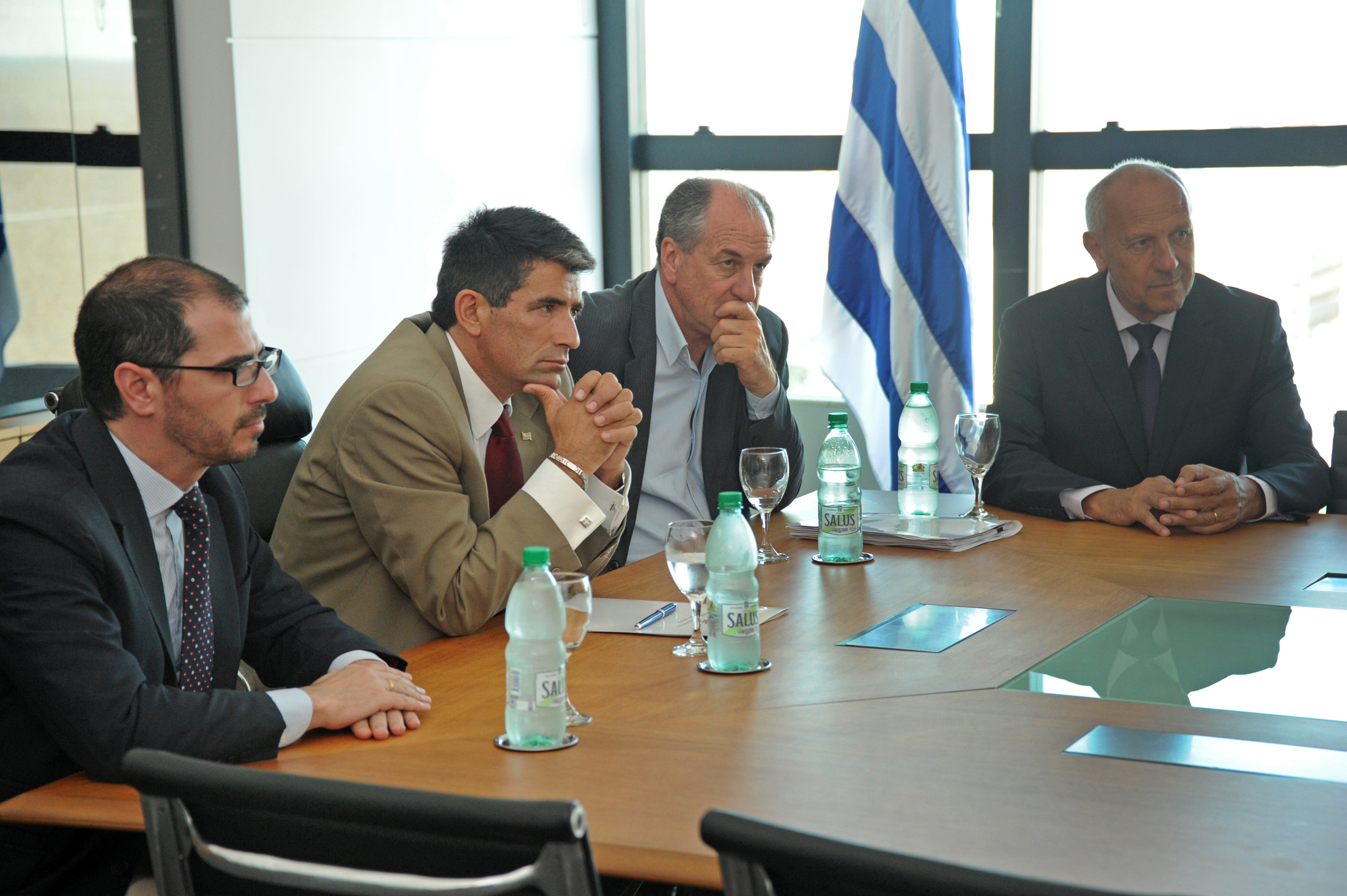 Reunión de autoridades nacionales junto al Director General de la OIT, Guy Ryder