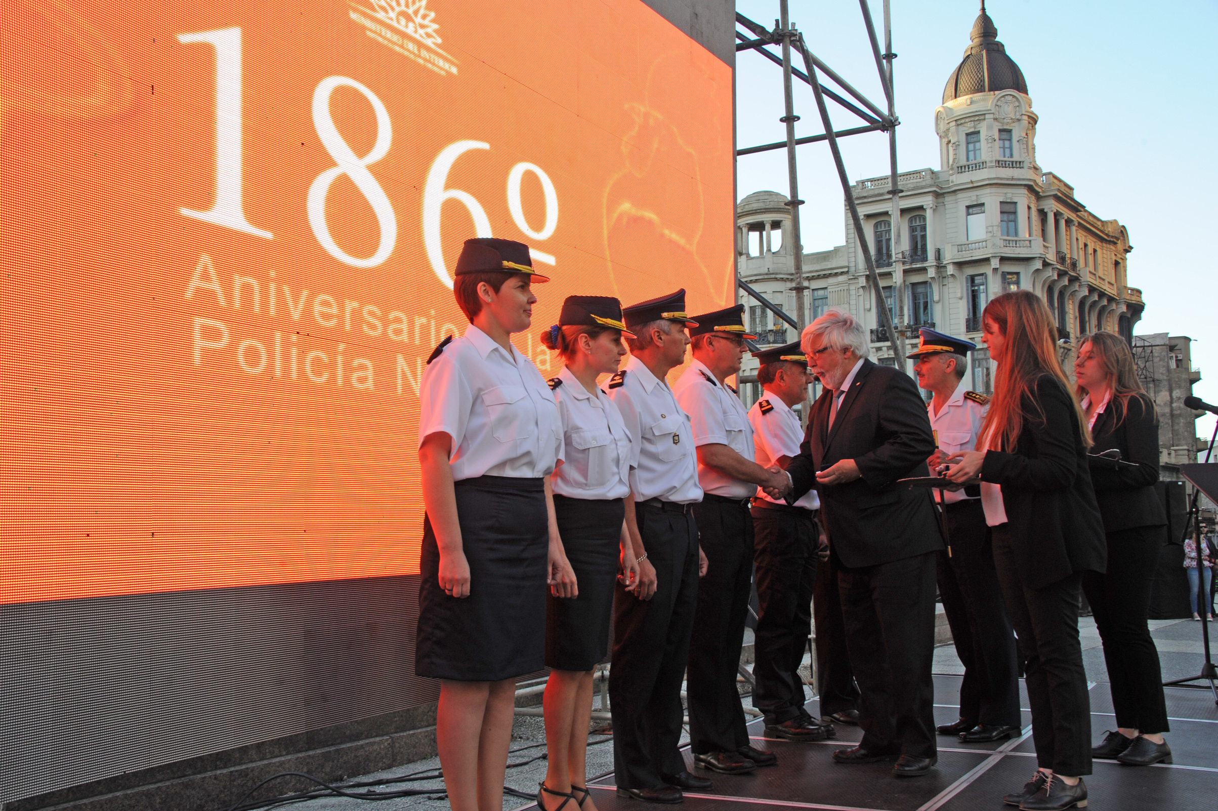 Actos de celebración del 186 aniversario de la Policía Nacional