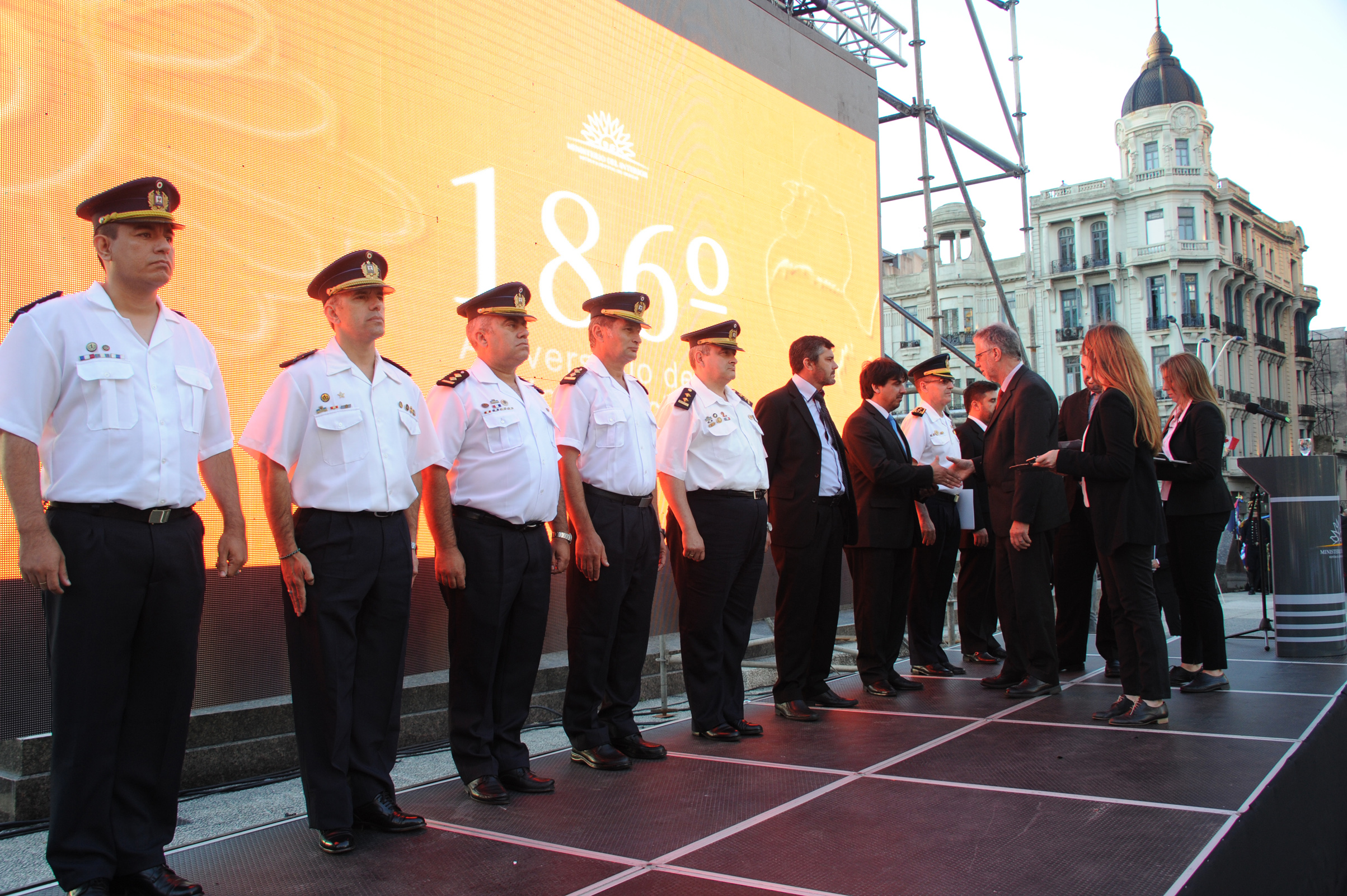 Actos de celebración del 186 aniversario de la Policía Nacional