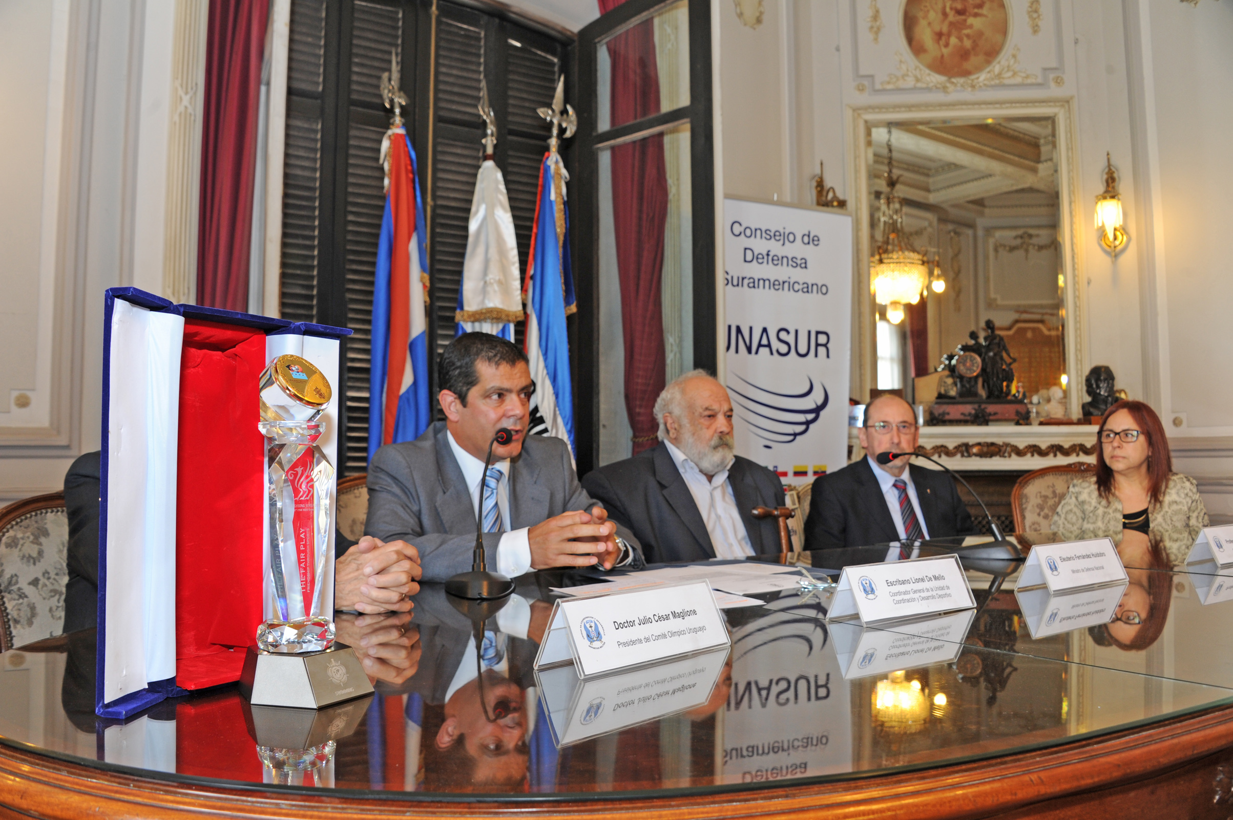 Presentación de actividades coordinadas entre el Ministerio de Defensa Nacional y la Secretaría Nacional del Deporte
