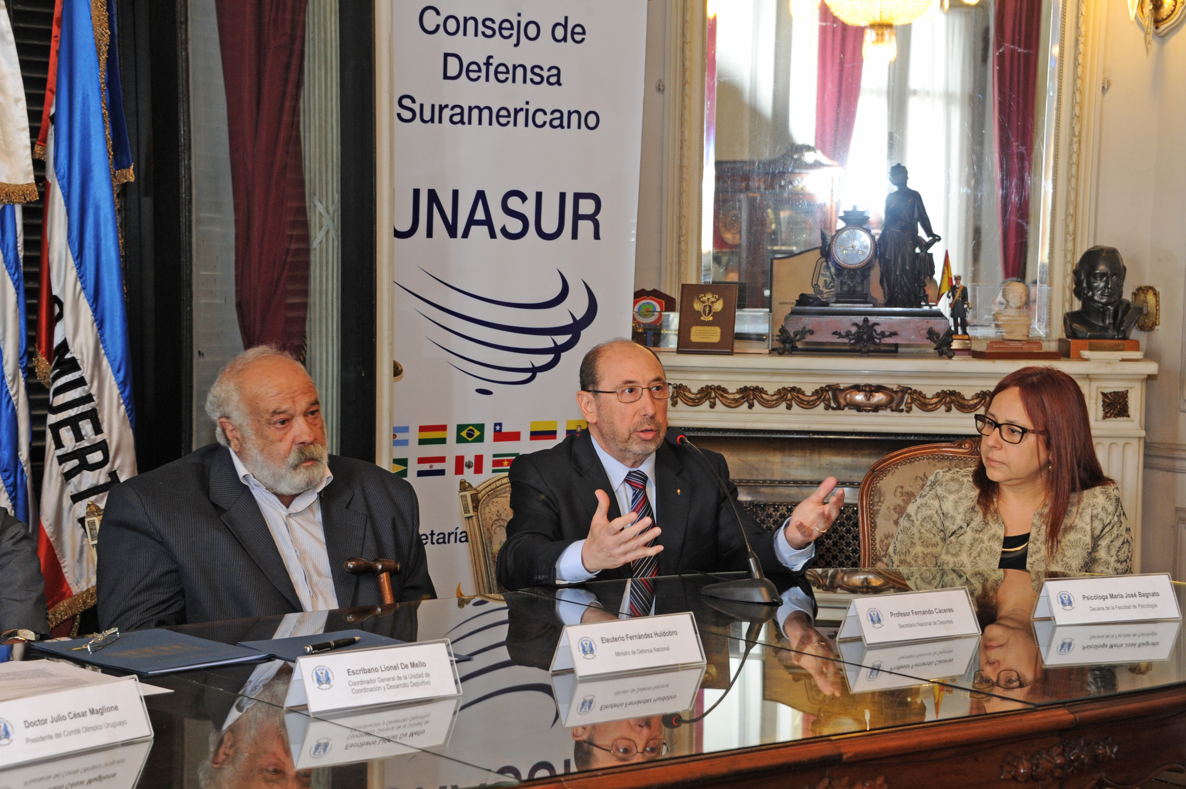 Presentación de actividades coordinadas entre el Ministerio de Defensa Nacional y la Secretaría Nacional del Deporte