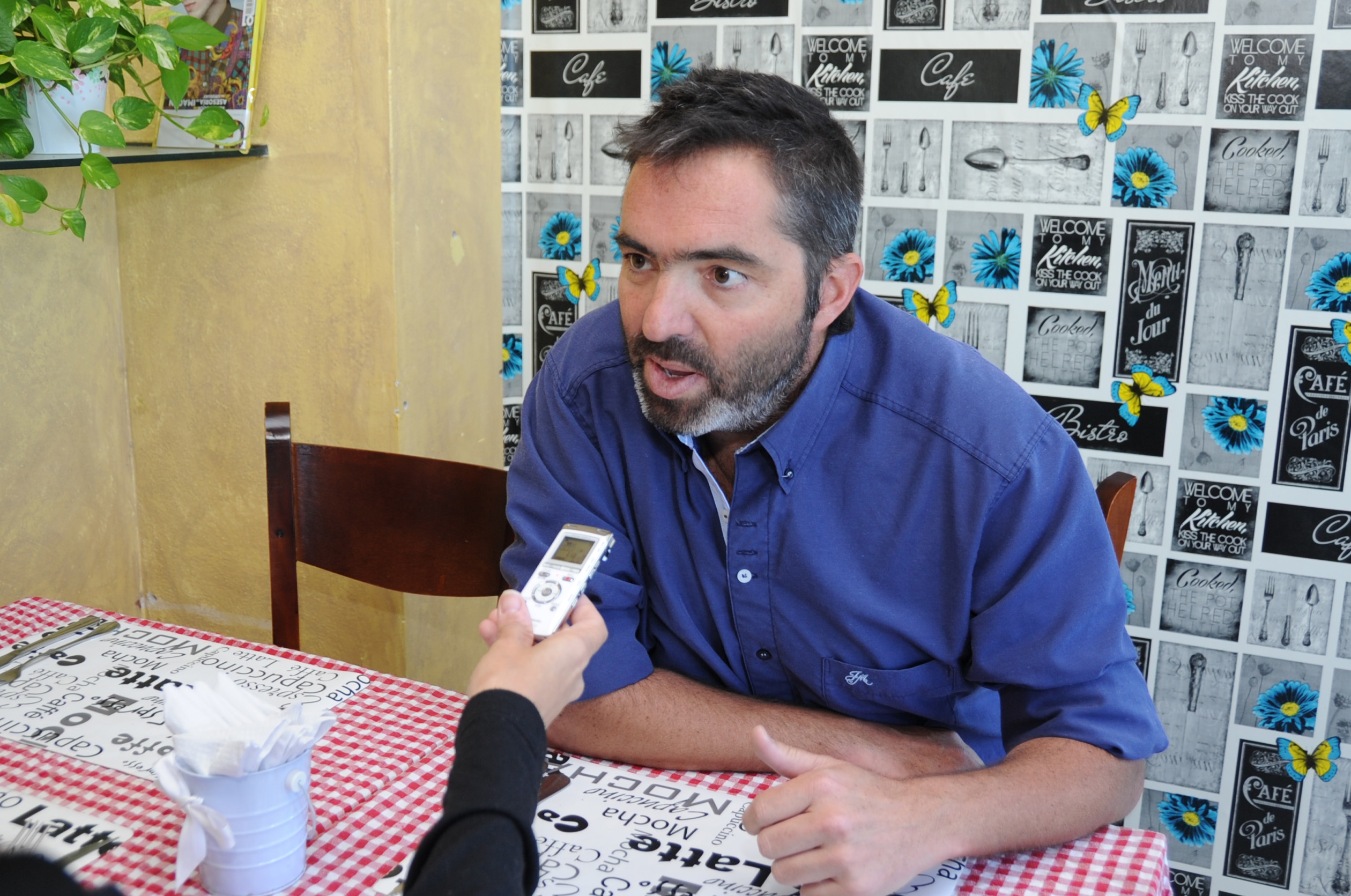 Integrante del Programa de Producción Familiar del INIA, Joaquín Lapetina