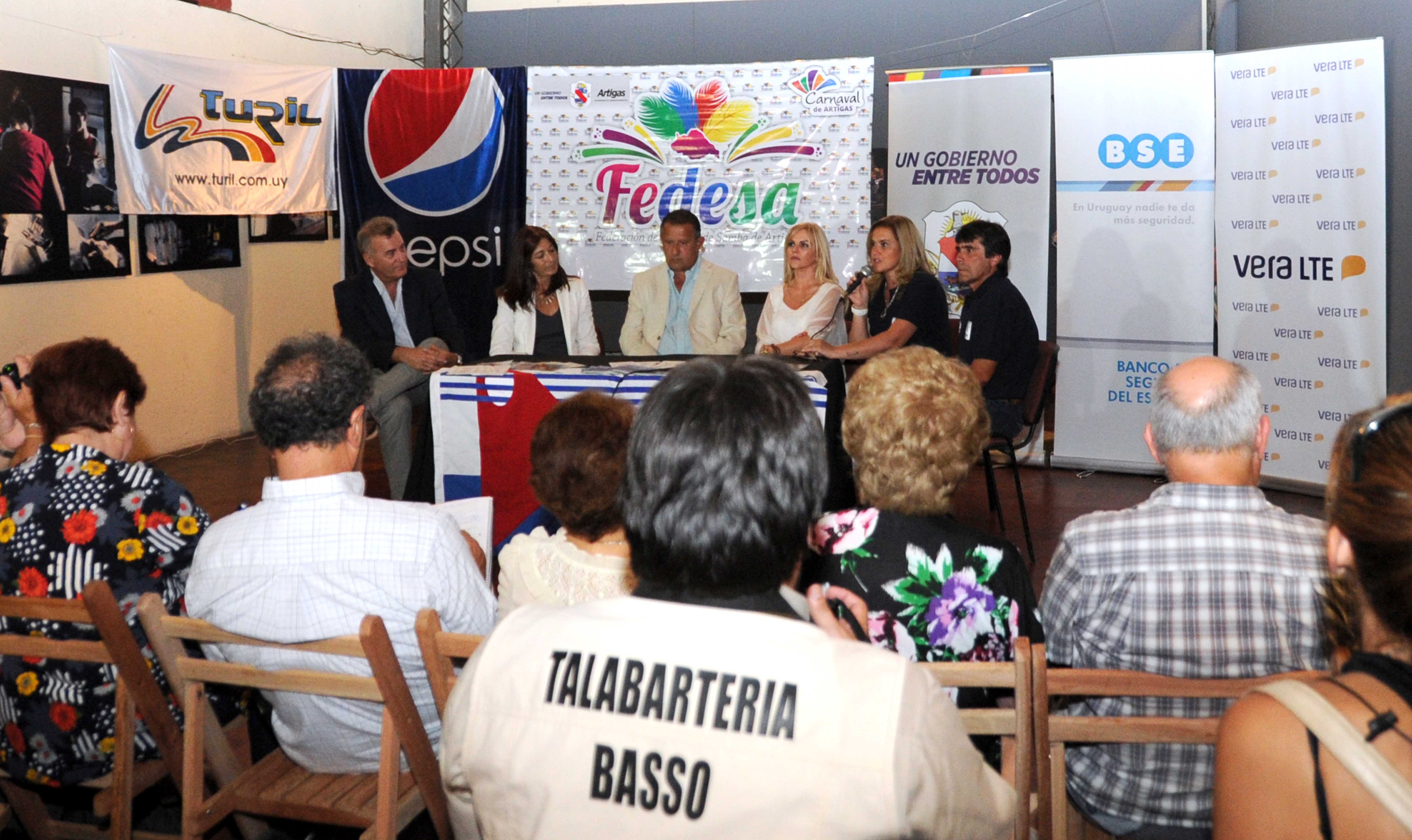 Lanzamiento Oficial del Carnaval de Artigas 2016 en Montevideo