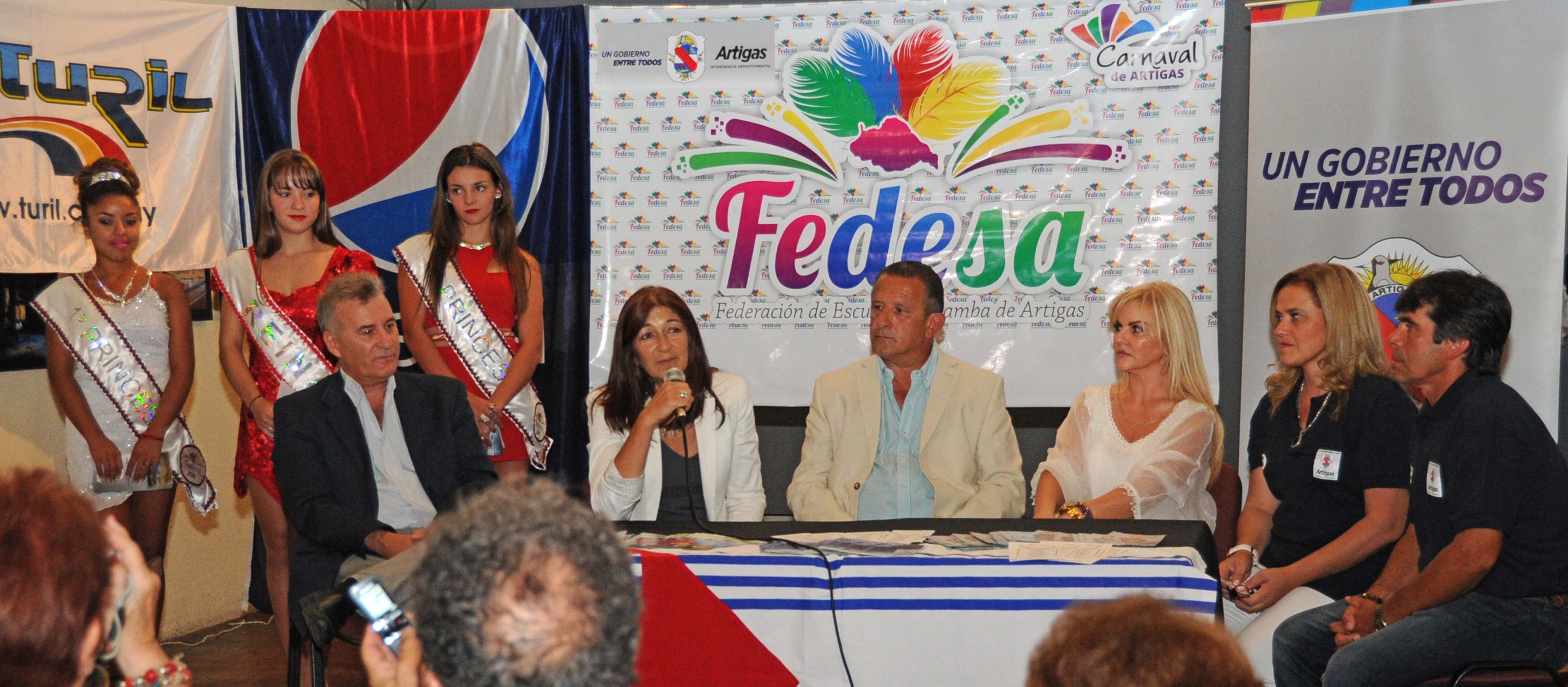 Lanzamiento Oficial del Carnaval de Artigas 2016 en Montevideo