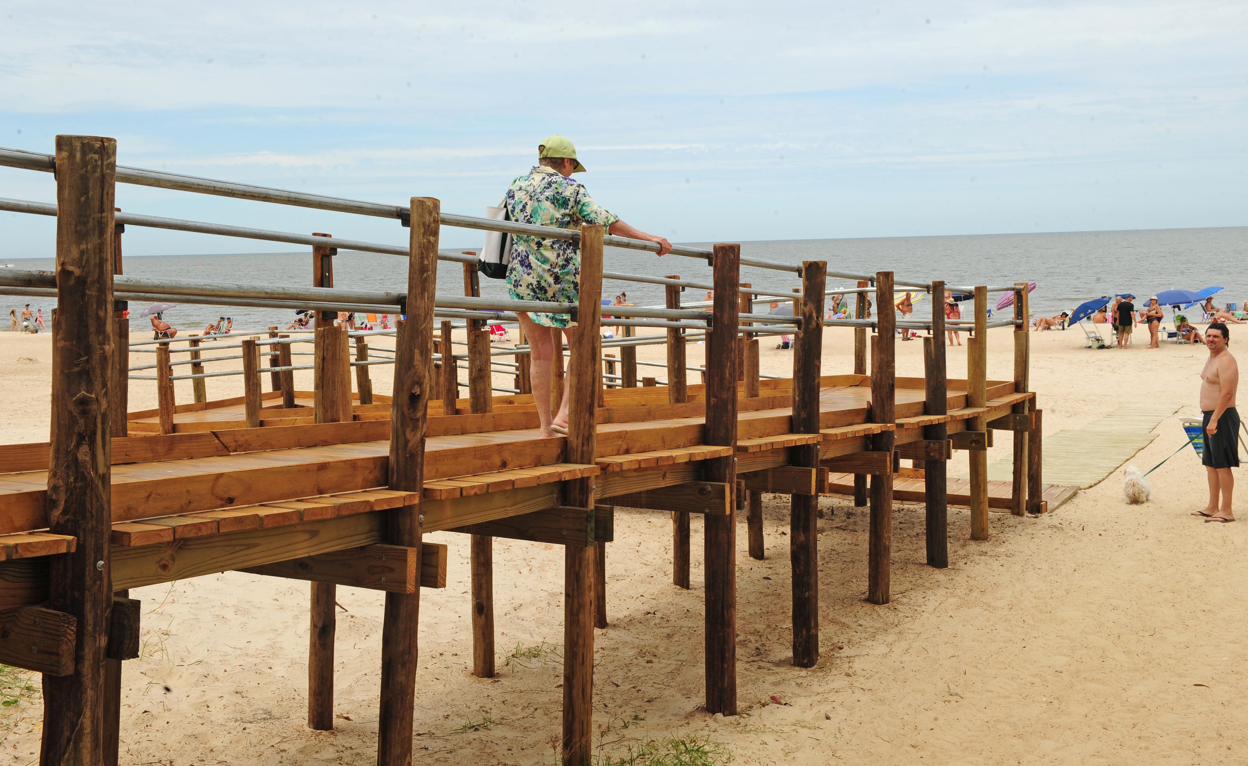 OPP, Ministerio de Turismo e intendencia de Canelones inauguraron rampa de accesso en Atlántida