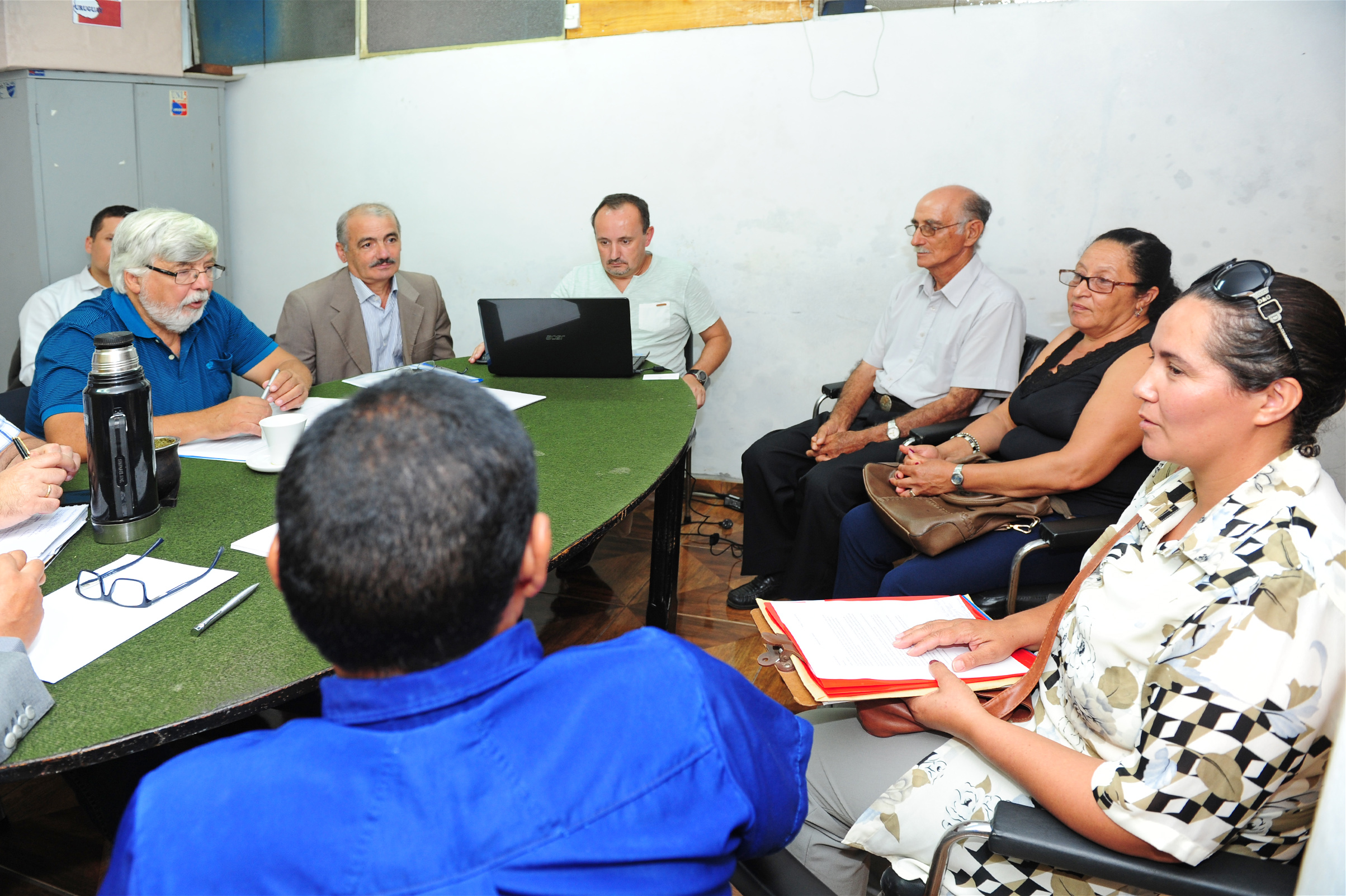 Eduardo Bonomi, junto a autoridades del Ministerio del Interior, brindaron diversas audiencias