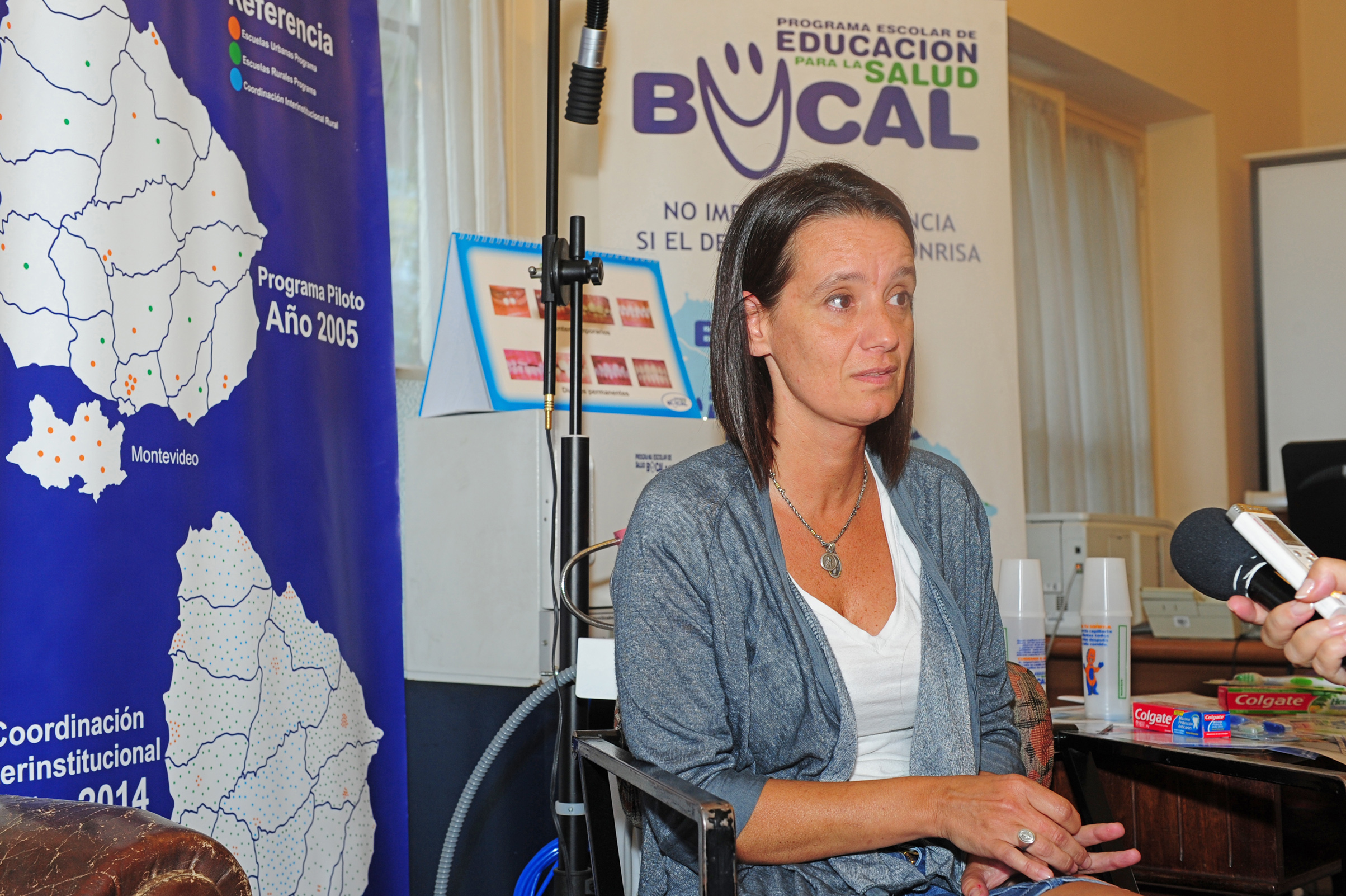 Laura Miller, en representación del Programa Salud Bucal