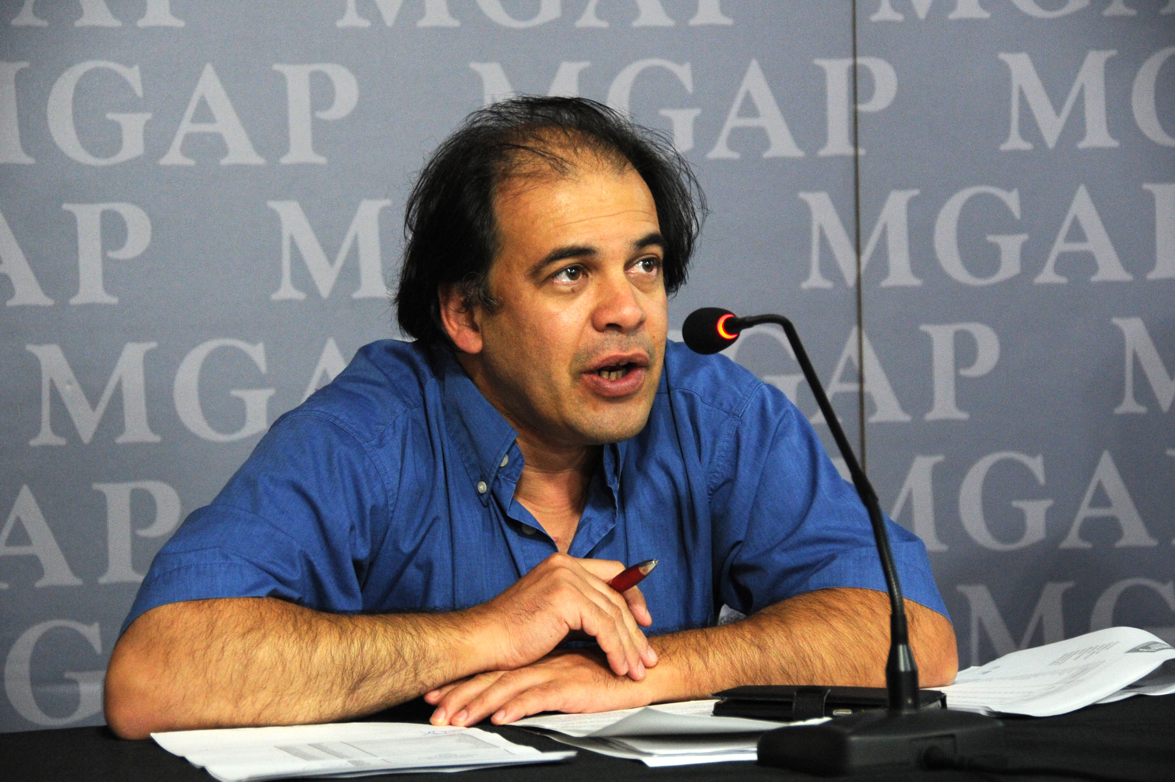 Conferencia de prensa en Ministerio de Ganadería, Agricultura y Pesca