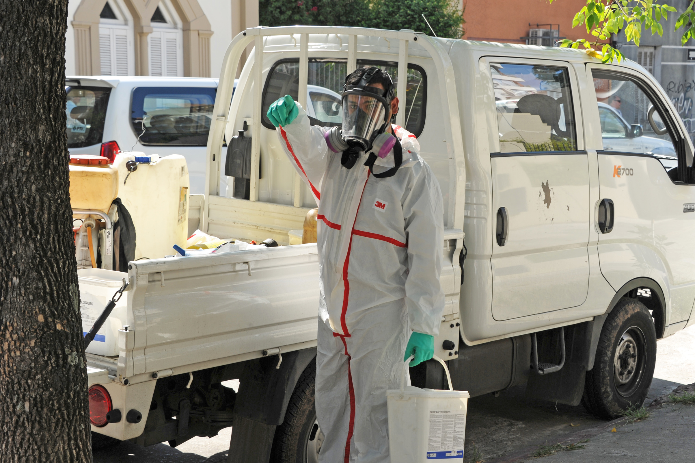Fumigación en Pocitos, Montevideo