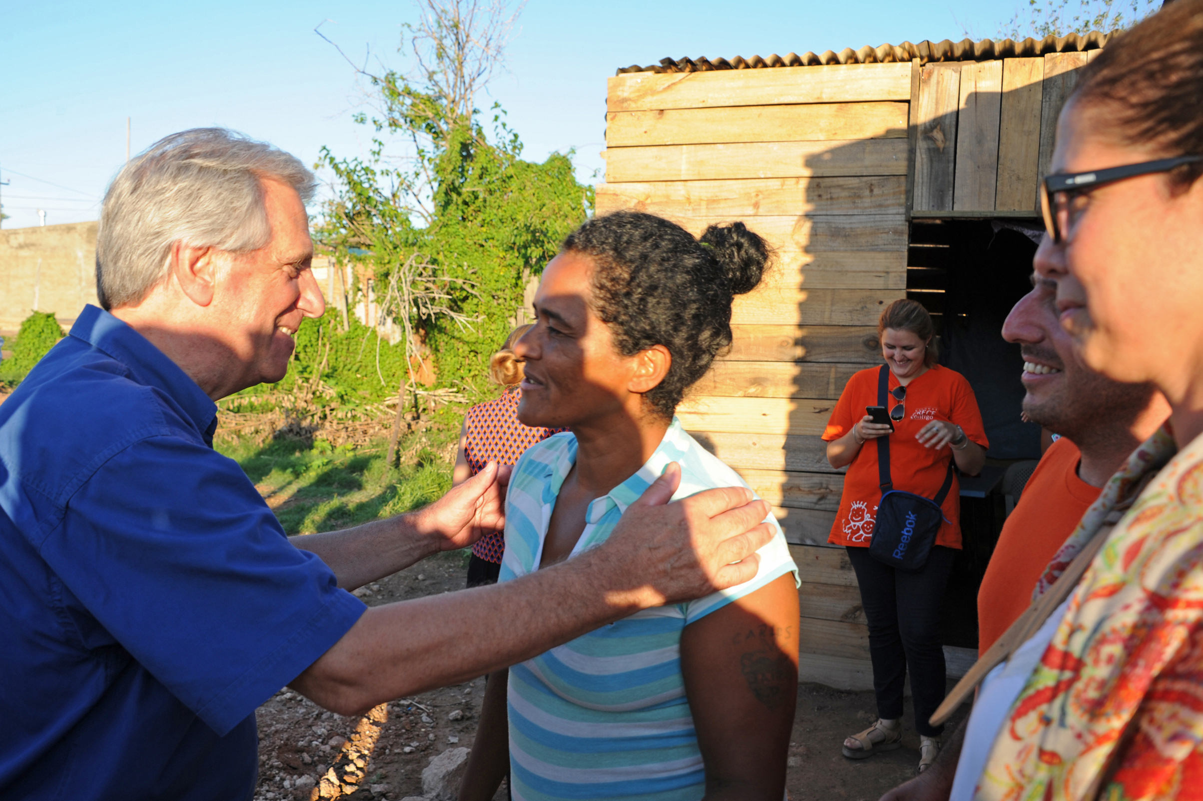 Presidente Tabaré Vázquez visita la Cooperativa Unidos por la Clasificación
