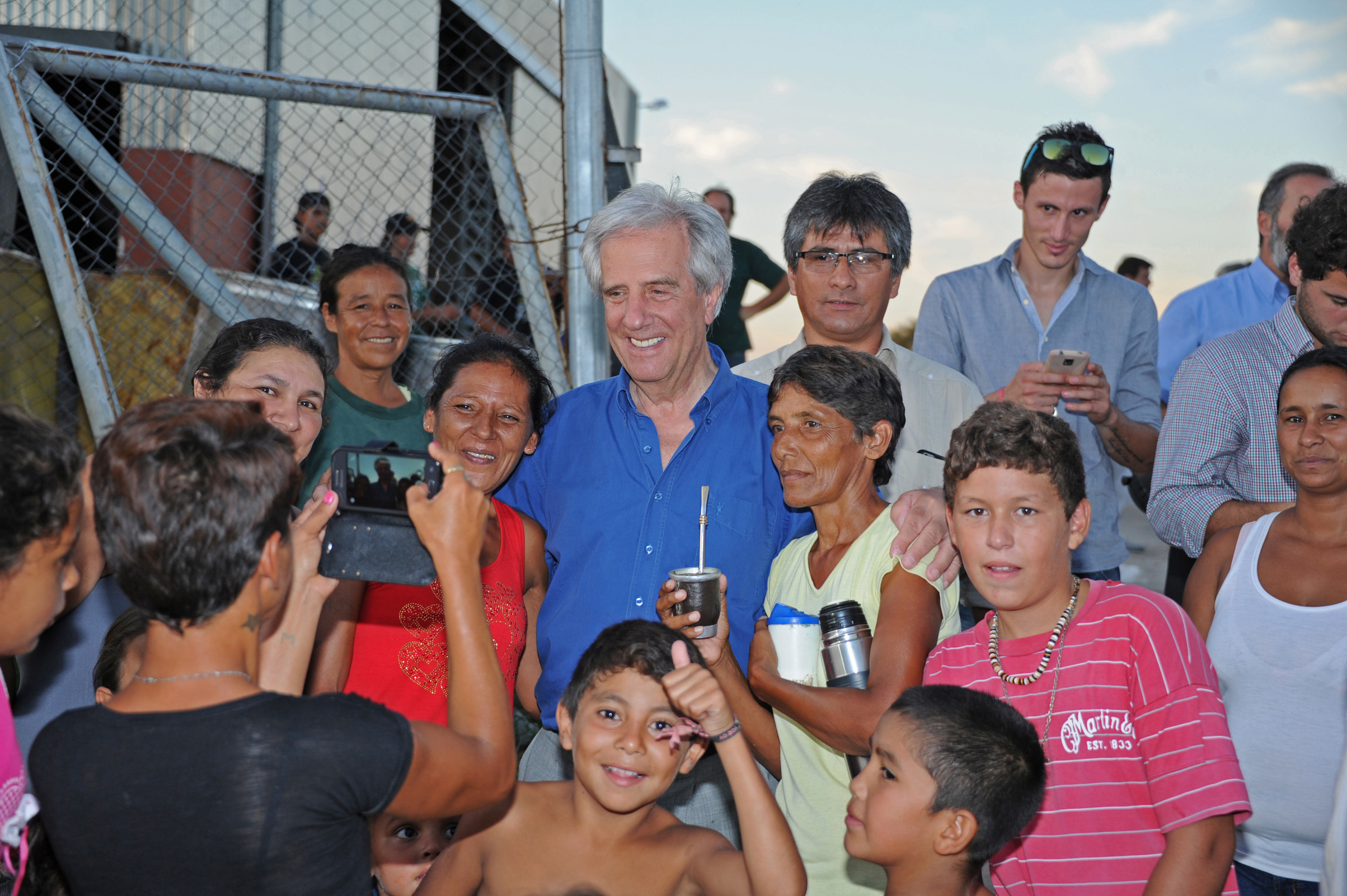 Presidente Tabaré Vázquez visita la Cooperativa Unidos por la Clasificación