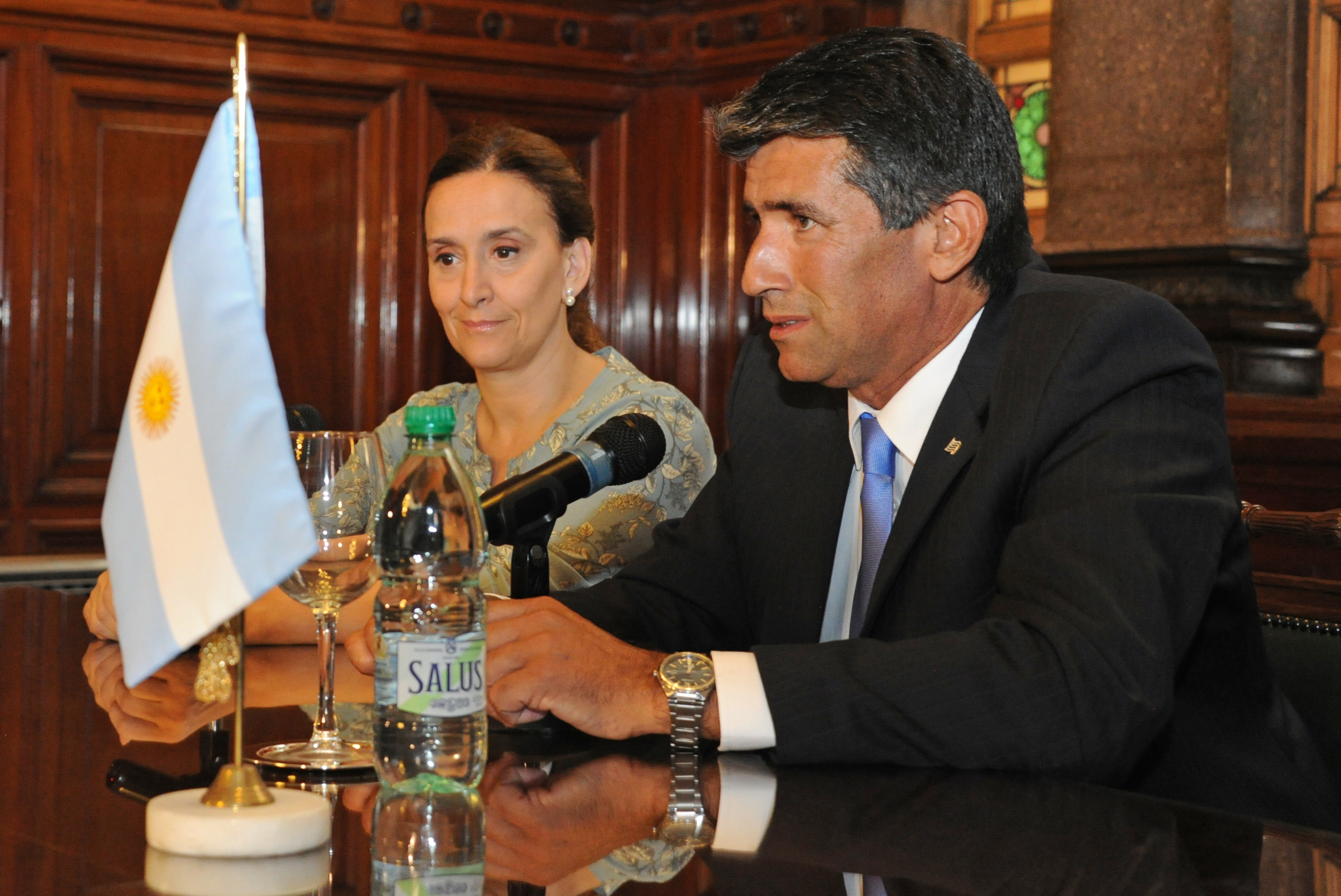 Vicepresidentes Raúl Sendic y Gabriela Michetti