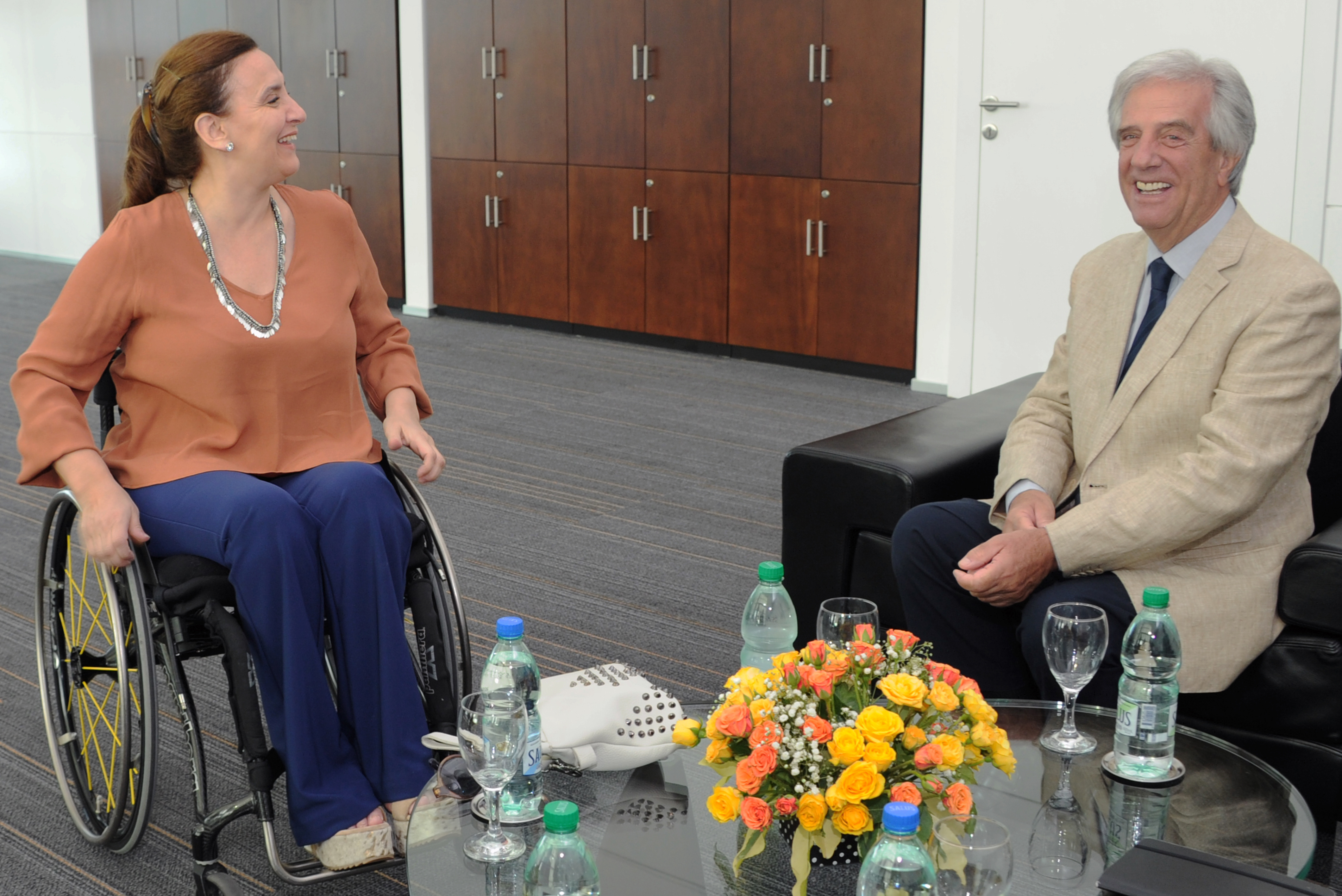 Presidente Vázquez recibió a Gabriela Michetti, Vicepresidenta de la República Argentina