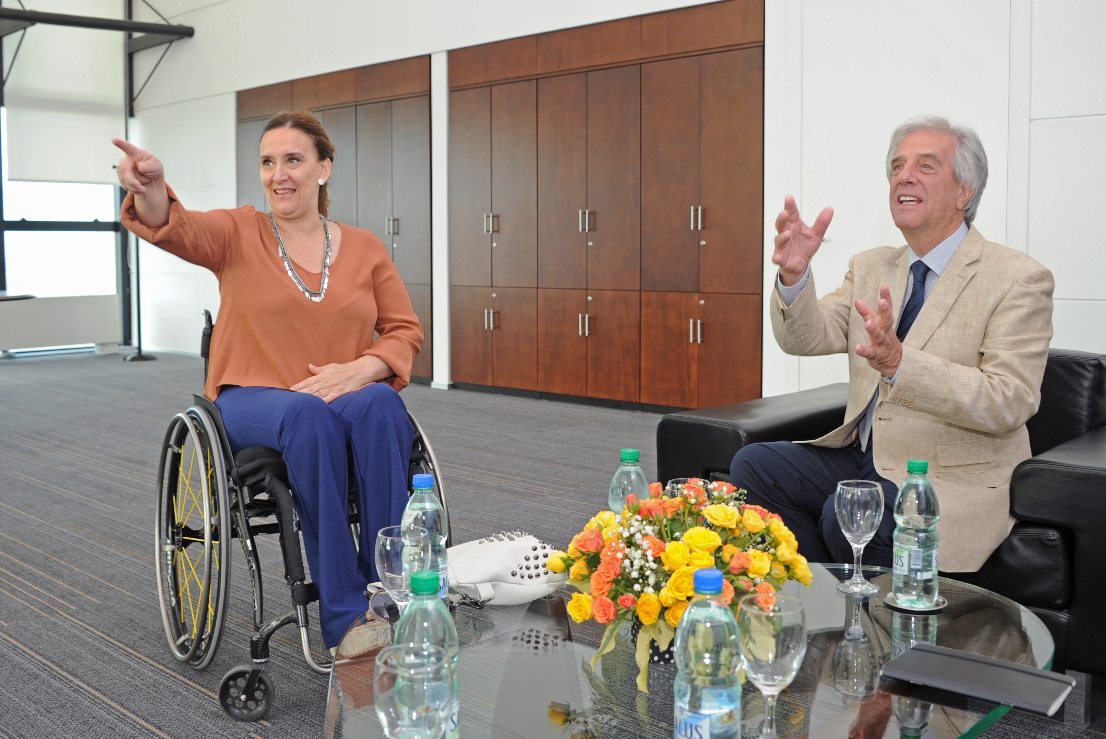 Presidente Vázquez recibió a Gabriela Michetti, Vicepresidenta de la República Argentina